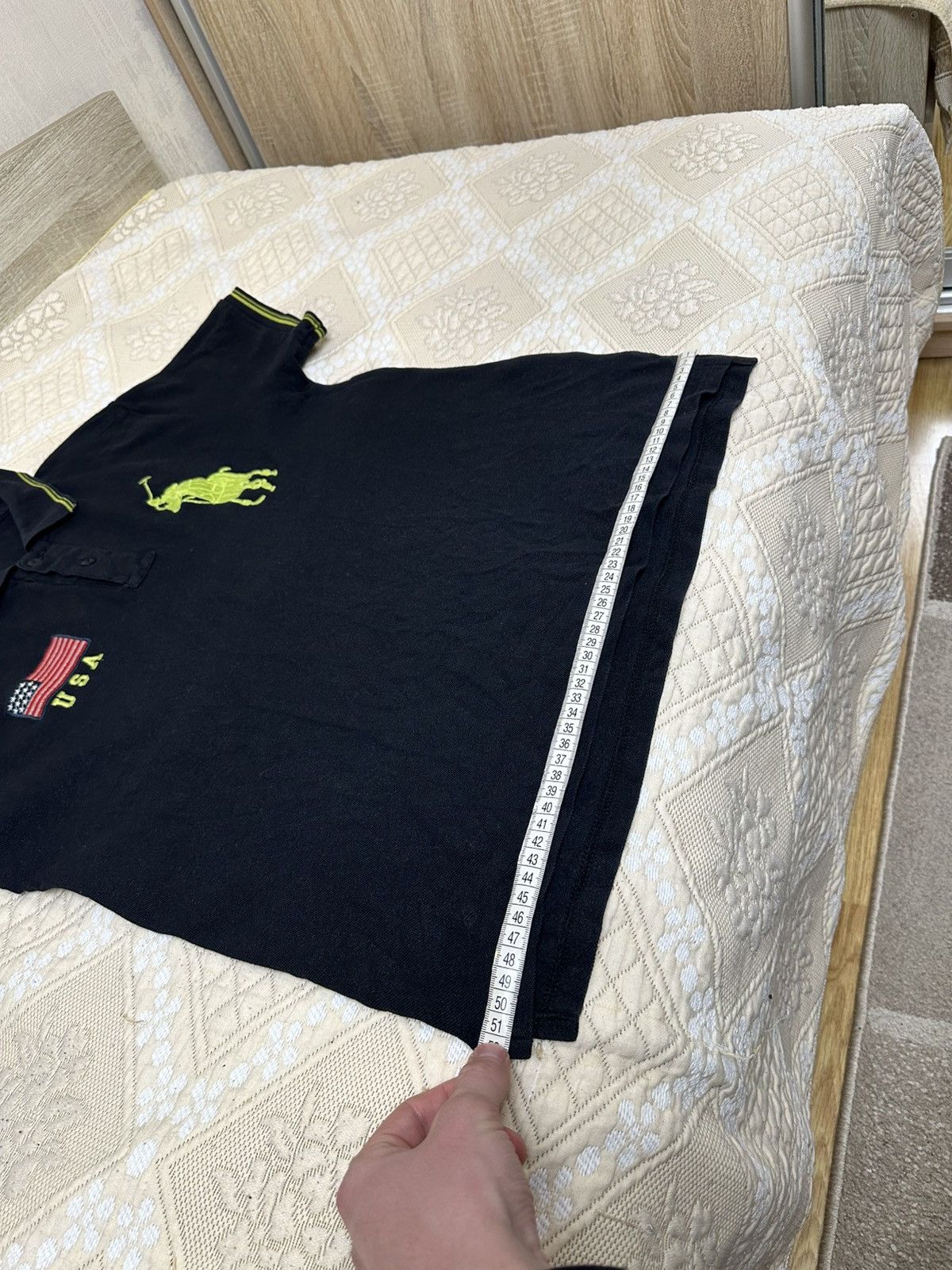 Polo Ralph Lauren 🔥 Vintage Polo Ralph Lauren Big Pony USA Flag Chief Keef Y2K Size US L / EU 52-54 / 3 - 13 Thumbnail