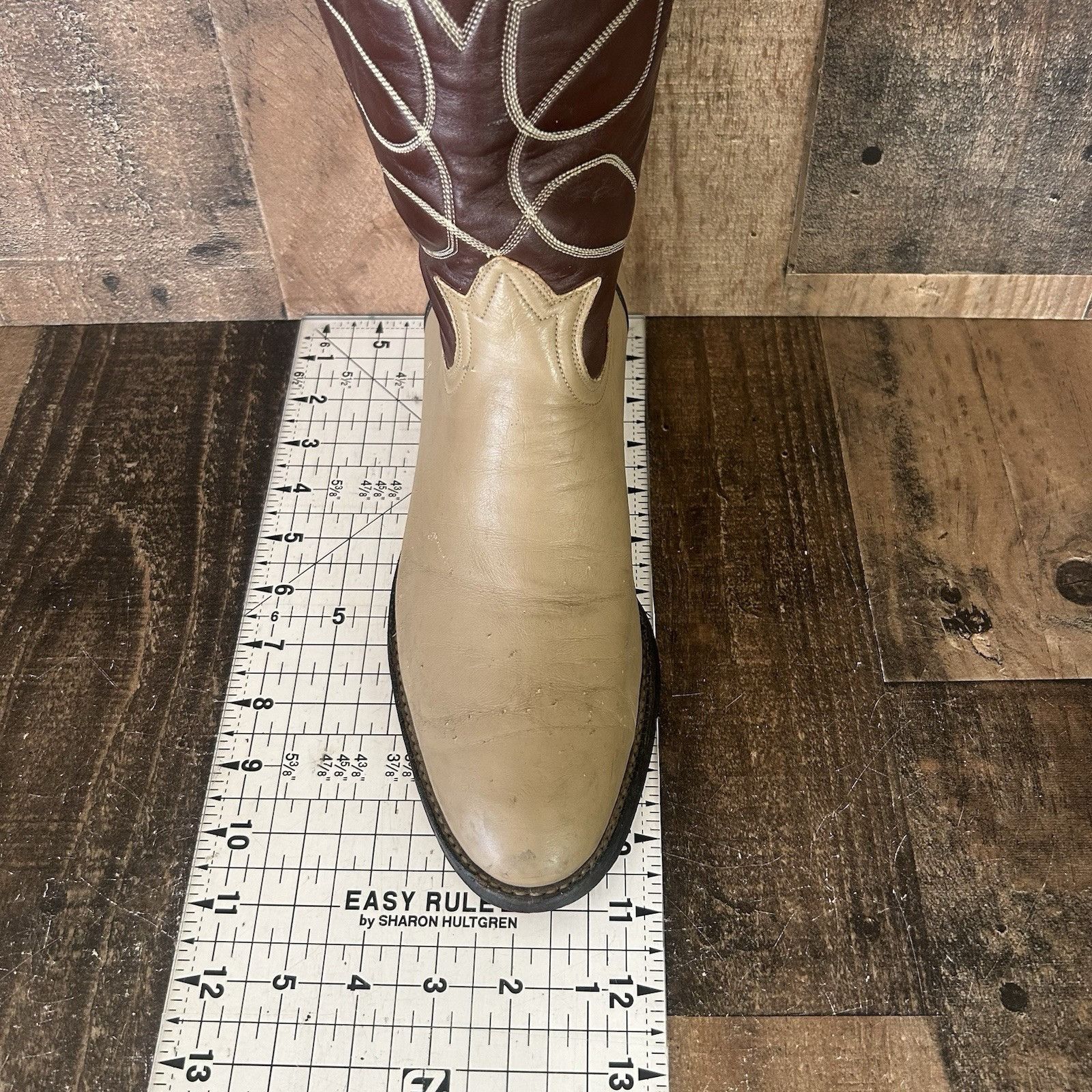 Tony Lama Tony Lama Vintage Gold Label Cowboy Boots Mens 9.5 D Size US 9.5 / EU 42-43 - 3 Thumbnail