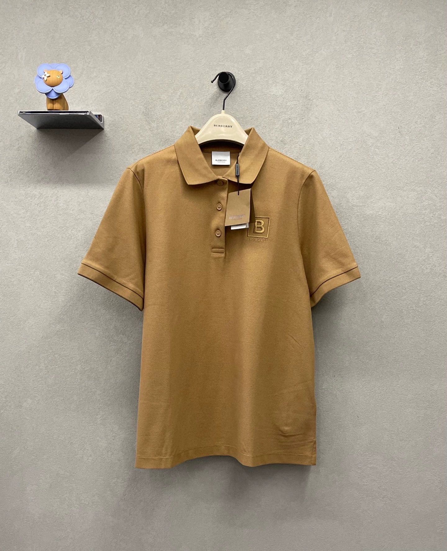 Burberry burberry brown short sleeve polo shirt Size US XL / EU 56 / 4 - 1 Thumbnail