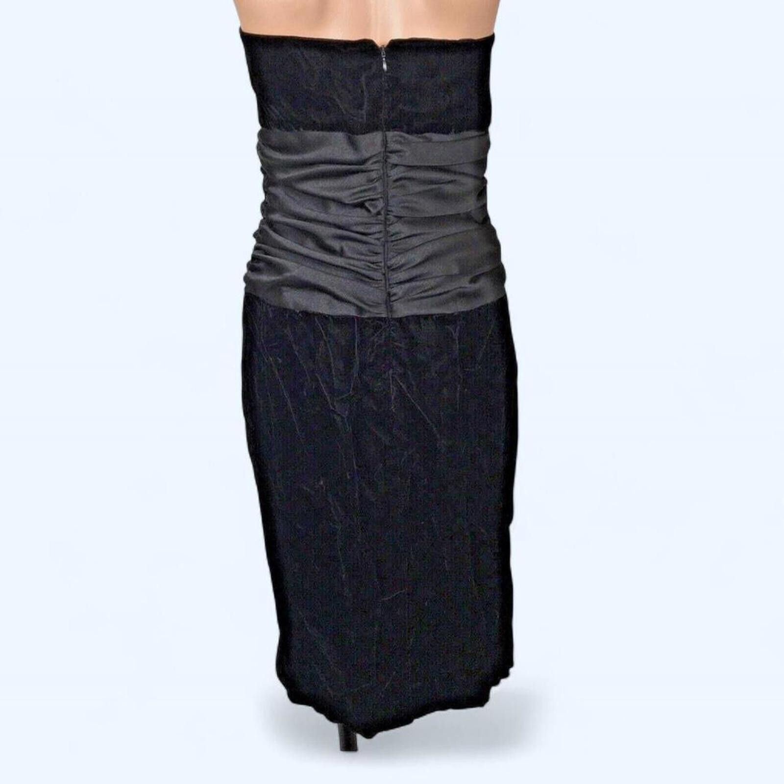 Other midi dress with grey satin waistband #goth #grunge Size XS / US 0-2 / IT 36-38 - 2 Thumbnail