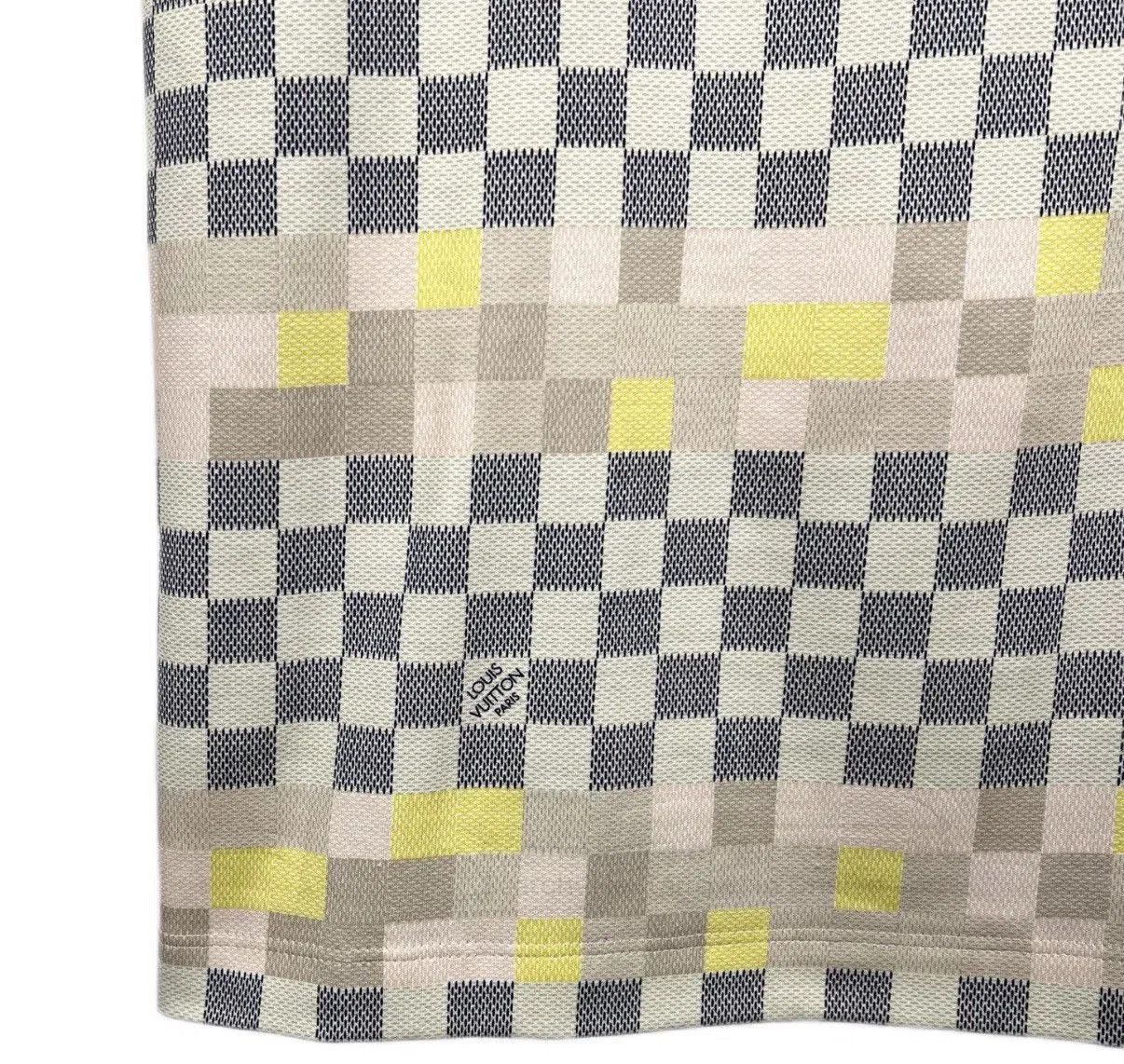 Louis Vuitton Beige Checkered Short-Sleeve Shirt. Size US L / EU 52-54 / 3 - 7 Thumbnail