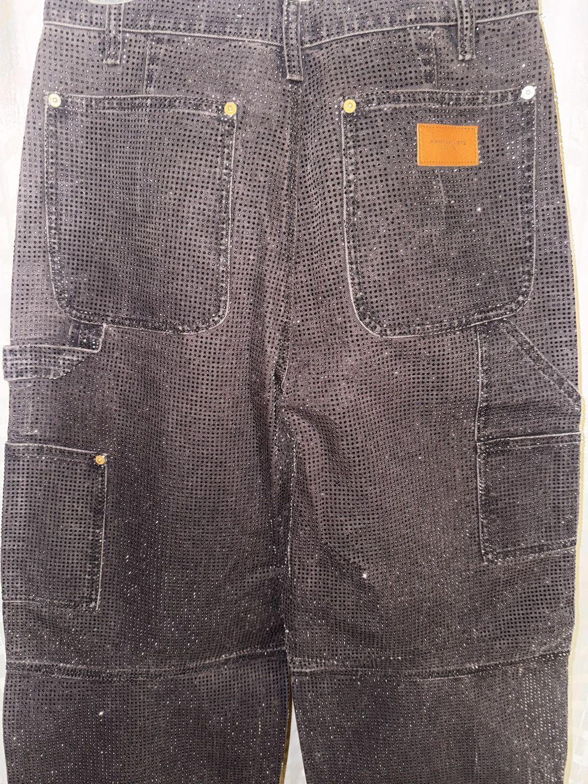 Alexander Wang Alexander Wang Beaded Carpenter Jeans Saloon Bar NWT $1695 Size 26" / US 2 / IT 38 - 4 Thumbnail