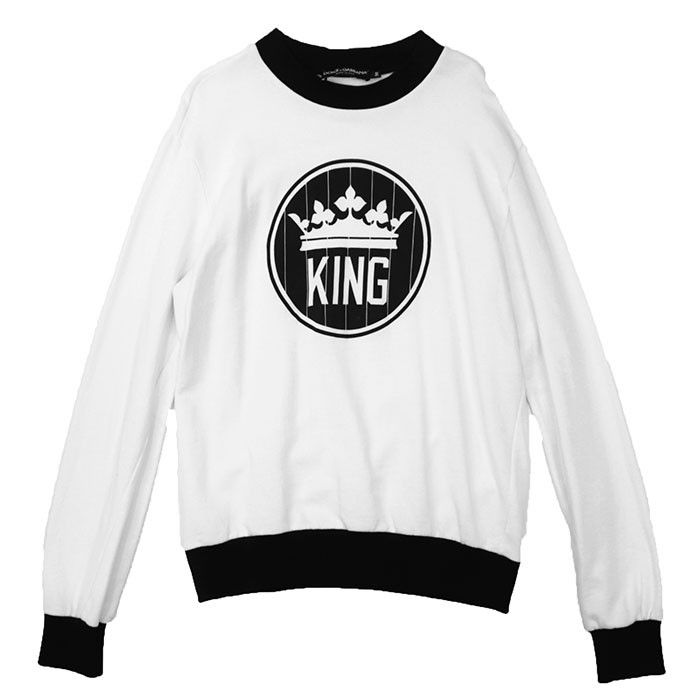 Dolce & Gabbana Dolce & Gabbana Dolce&Gabbana French Terry Cotton Sweatshirt Textile Sweatshirts & Hoodies DUTY FREE for USA Size ONE SIZE - 1 Thumbnail