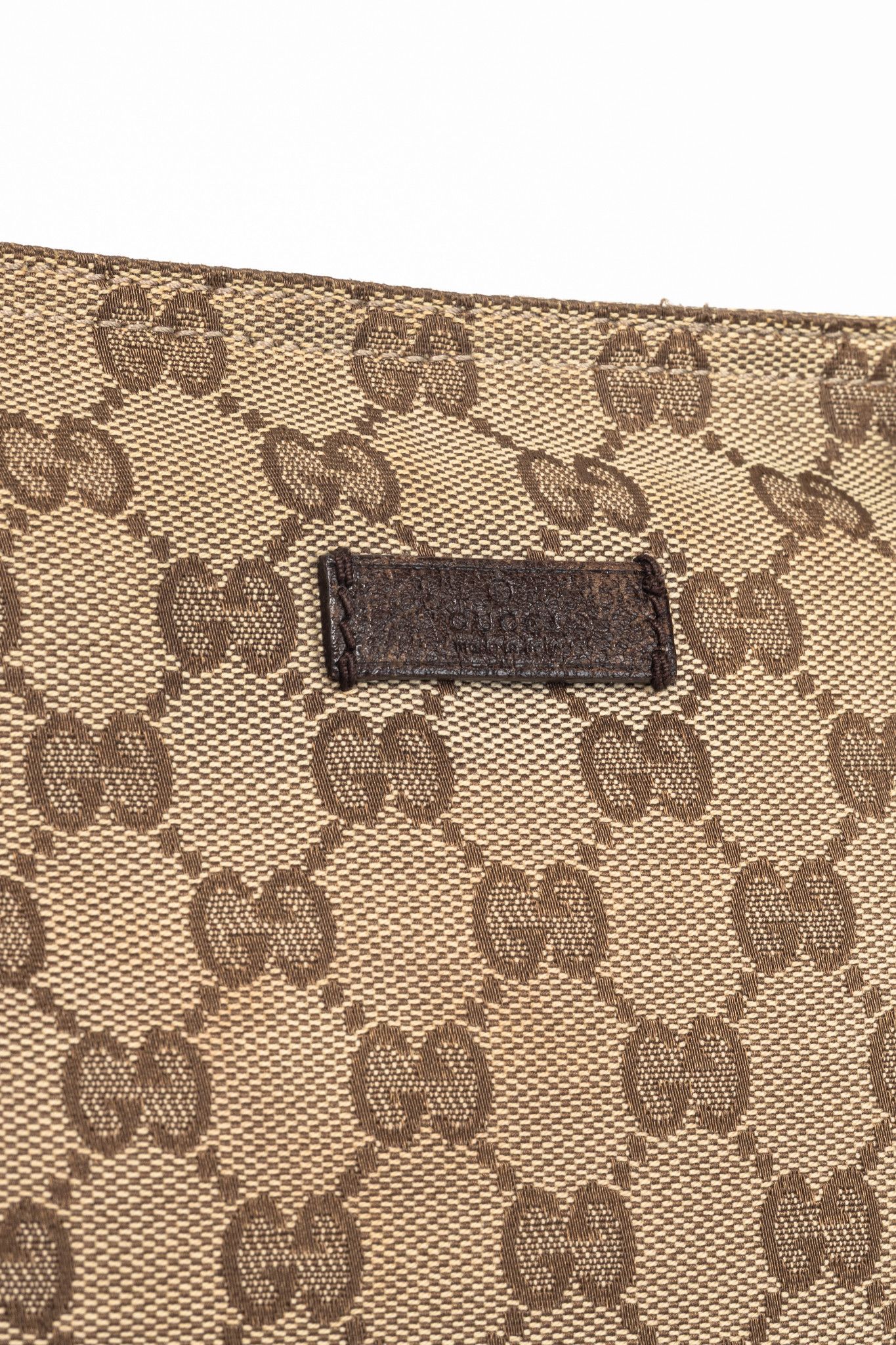 Gucci Gucci Beige GG Canvas Web-Strap Shoulder Bag Size ONE SIZE - 7 Thumbnail