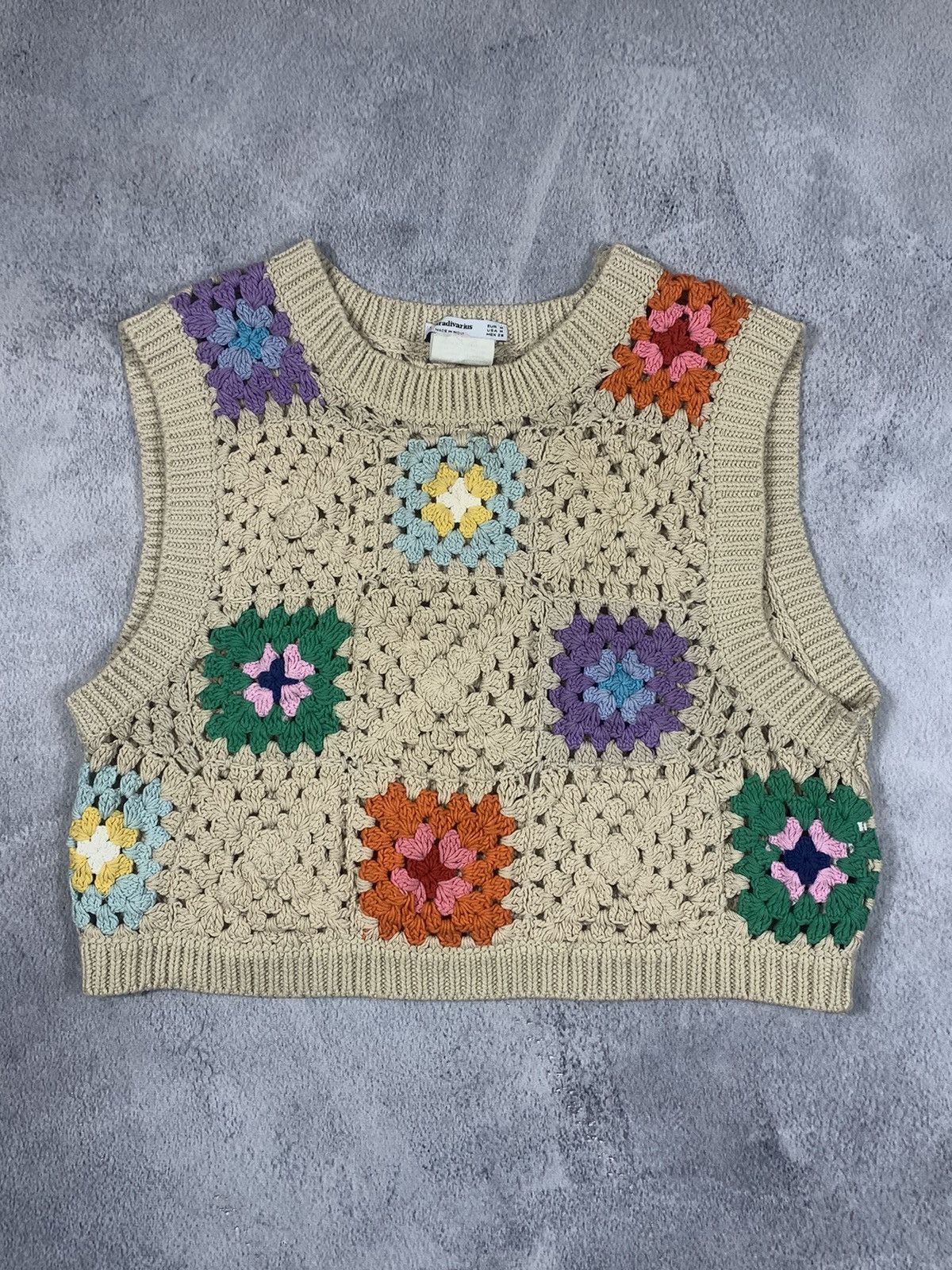 Japanese Brand × Vintage Vintage Japanese vest knitwear cropped y2k style size M Size M / US 6-8 / IT 42-44 - 1 Thumbnail