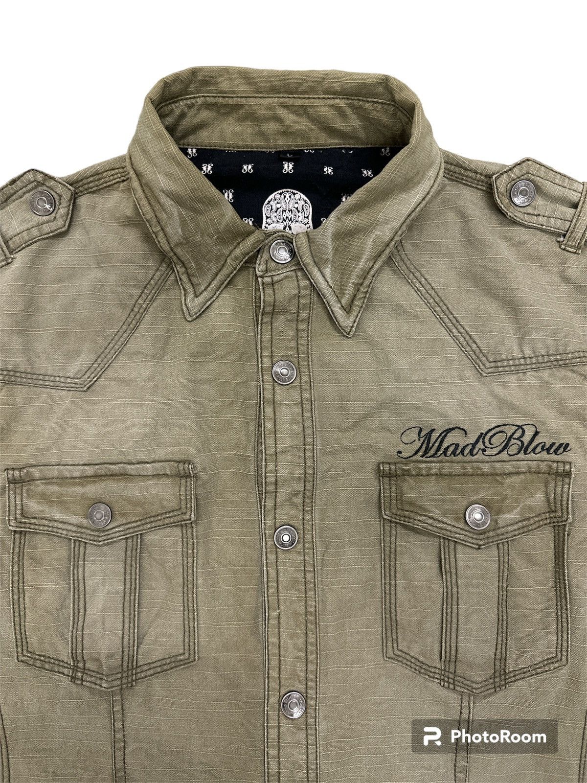 In The Attic × Japanese Brand 🔥Japanense In The Artic Beyond Denim Button Up Outwear🔥 Size US L / EU 52-54 / 3 - 3 Thumbnail