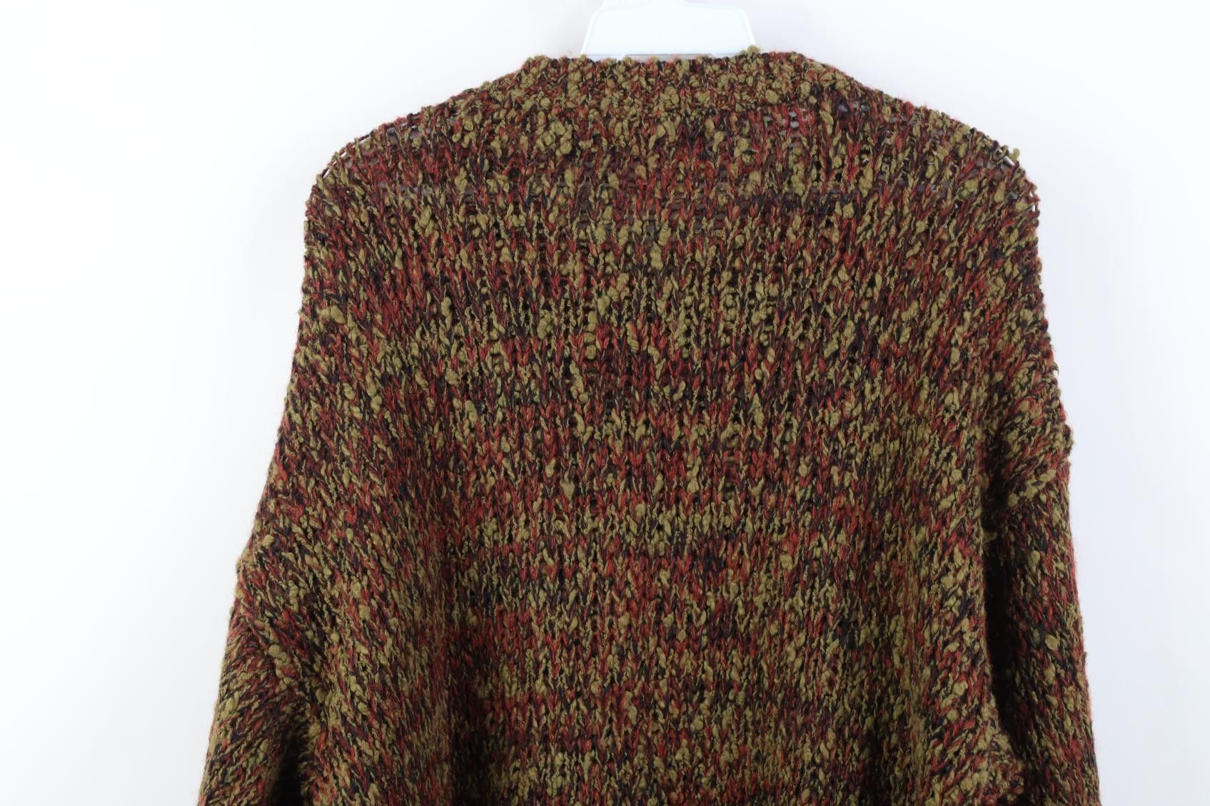 Vintage Vintage 90s Streetwear Textured Fleck Knit Crewneck Sweater Size US XL / EU 56 / 4 - 8 Thumbnail