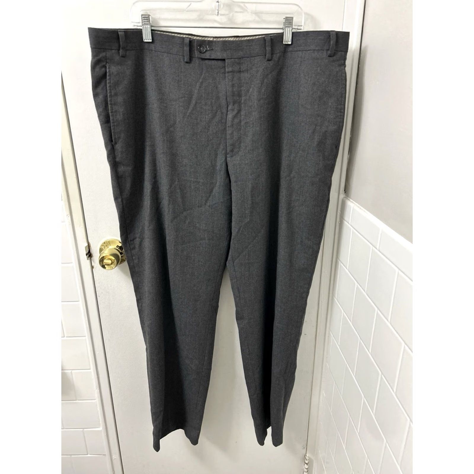 Ralph Lauren Lauren Ralph Lauren Dress Pants Mens 42x31 Charcoal Gray 100% Wool Flat Front Dress Pants Mens Regular 42x31 Gray Wool Flat Front Vintage: No False? Size US 42 / EU 58 - 2 Thumbnail