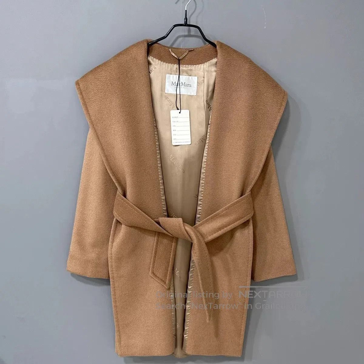 Max Mara MaxMara Rialto Hooded Bathrobe Coat. Size S / US 4 / IT 40 - 1 Thumbnail