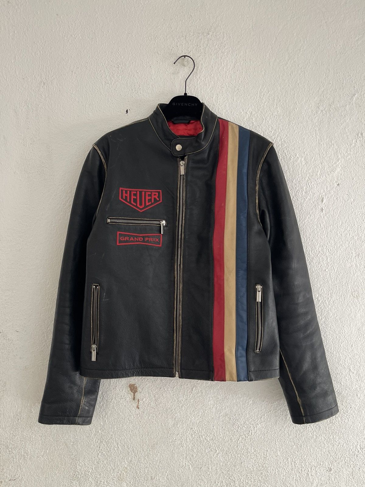 Tag Heuer Dakota x Tag Heuer Black Leather Jacket XXL (fits XL