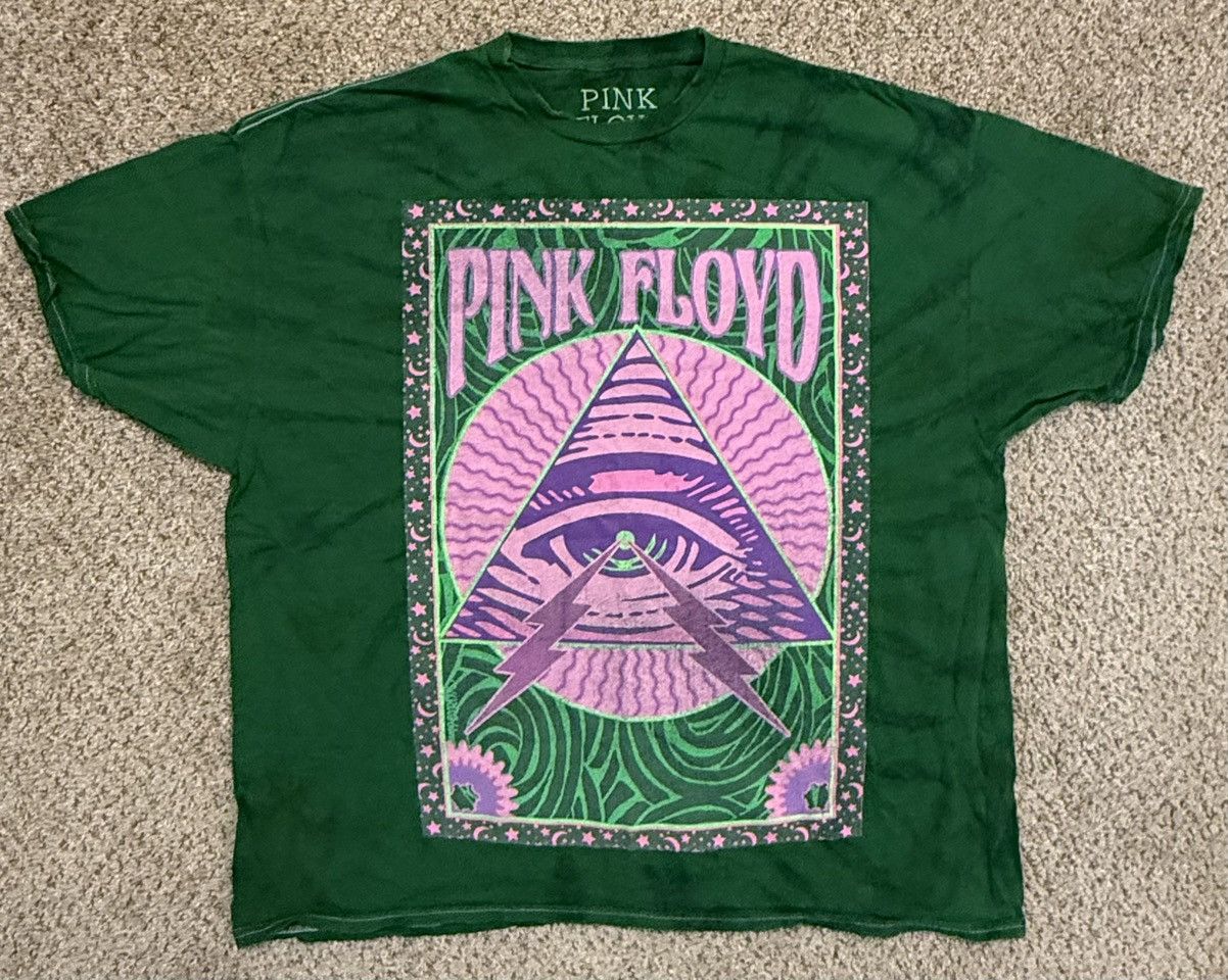 Pink Floyd Green Pink Floyd Tie-Dye Tee Size US L / EU 52-54 / 3 - 1 Thumbnail
