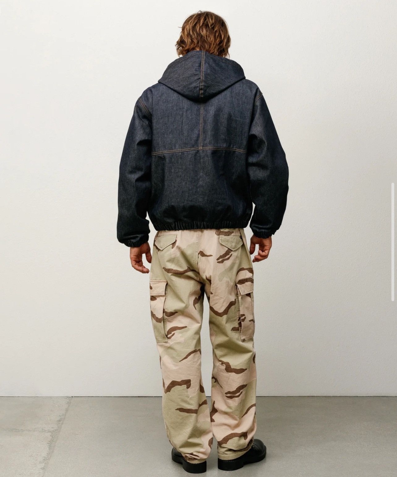 Stussy Stüssy Raw Denim Work Jacket - READ DESCRIPTION Size US M / EU 48-50 / 2 - 5 Thumbnail