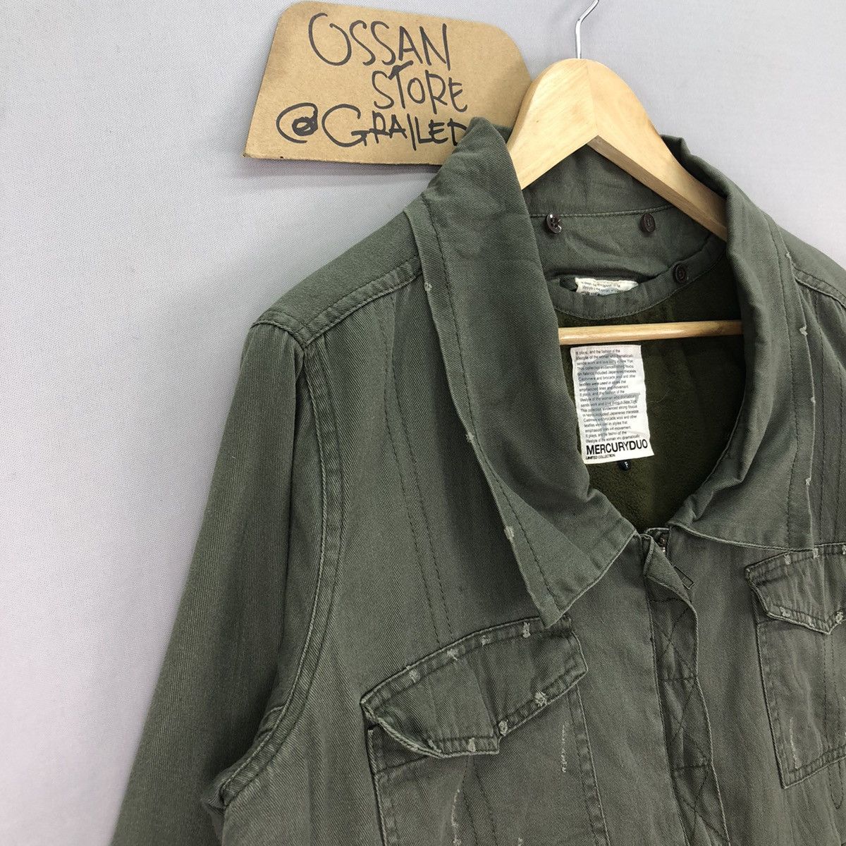 Japanese Brand MercuryDuo Japan Limited Collection Army Jacket Size US L / EU 52-54 / 3 - 3 Thumbnail