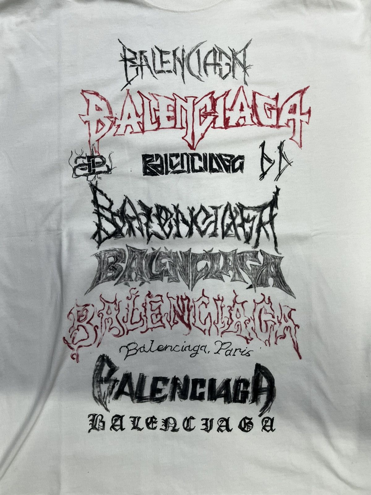 Balenciaga Balenciaga DIY Oversized Metal Tshirt Size US L / EU 52-54 / 3 - 3 Thumbnail