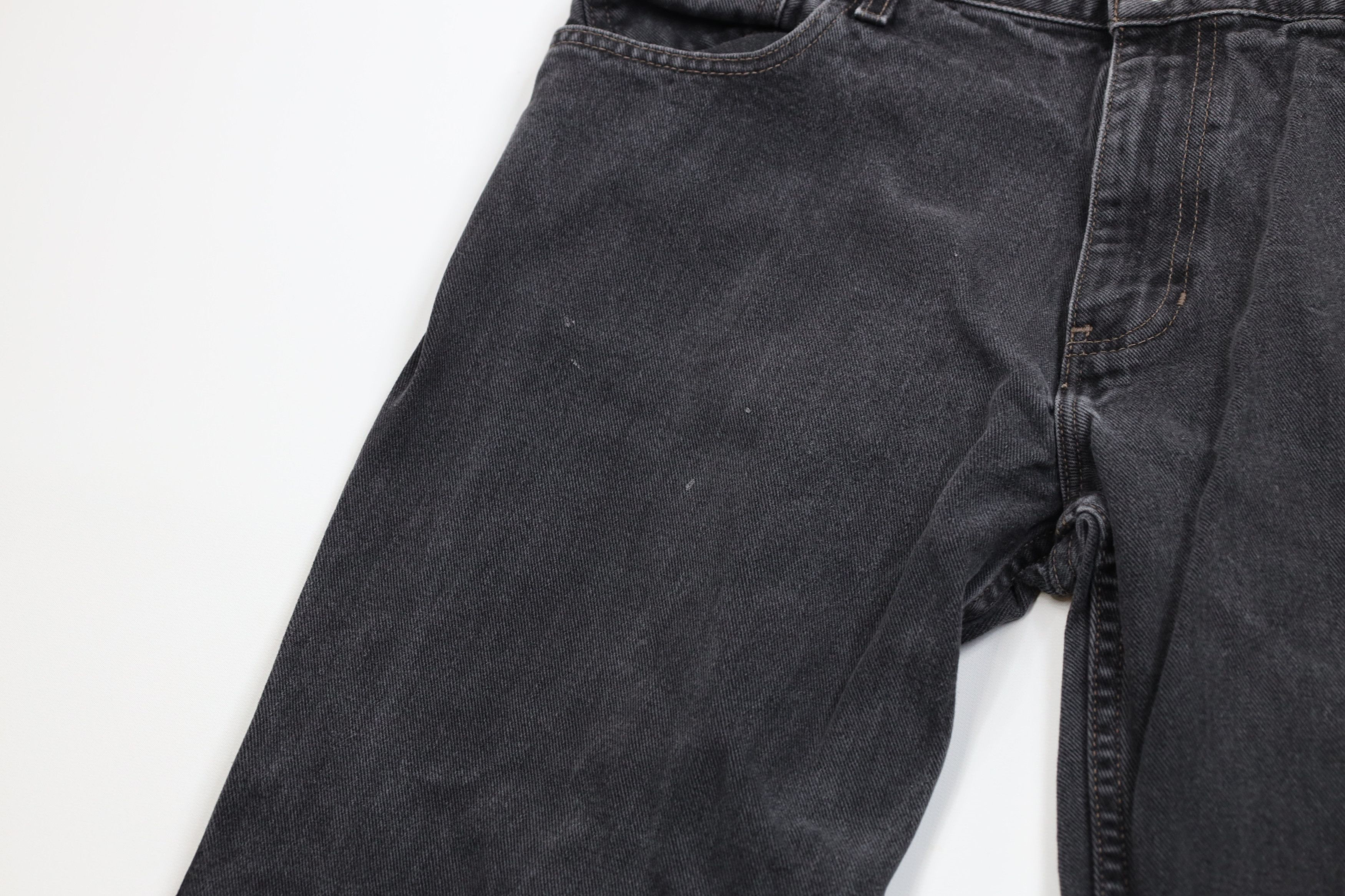Tommy Hilfiger Vintage 90s Tommy Hilfiger Spell Out Wide Leg Denim Jeans Size US 33 - 8 Thumbnail