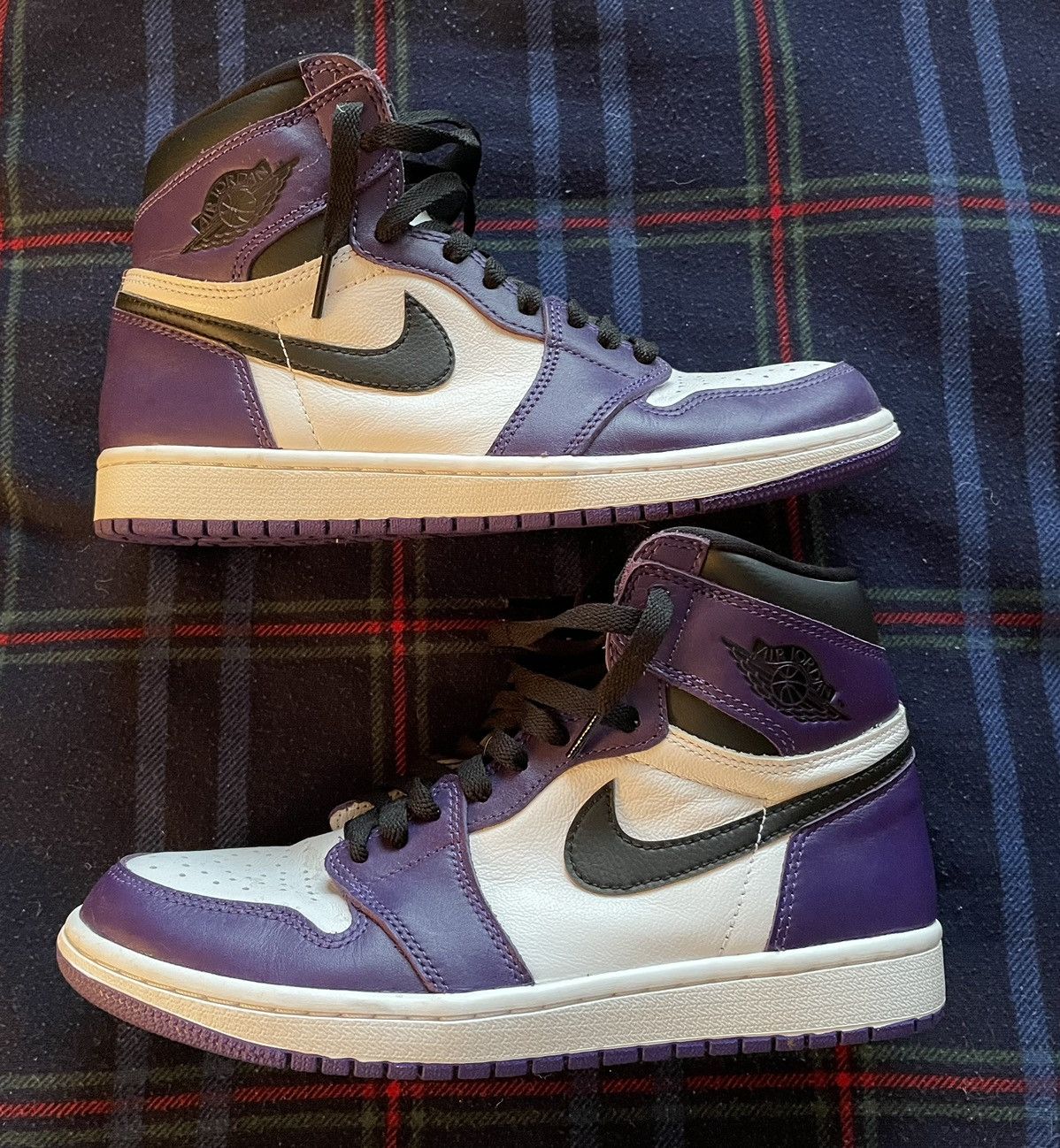 Jordan Brand × Nike Air Jordan 1 Court Purple Size US 8 / EU 41 - 1 Thumbnail
