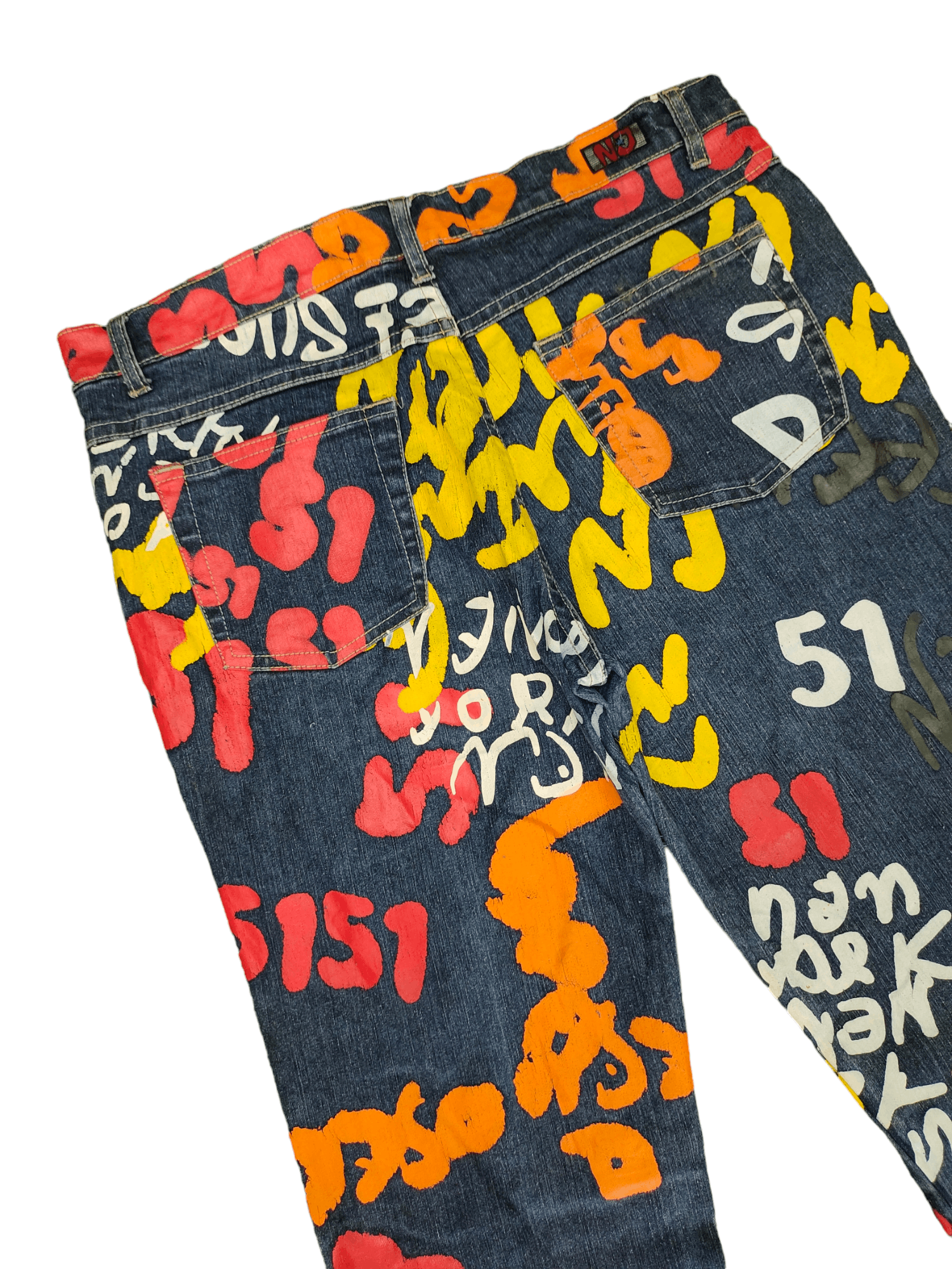 Hysteric Glamour Flare Jeans Neeso Fullprint Bootcut Y2k Goa Jpg Hysterics Size US 32 / EU 48 - 15 Thumbnail