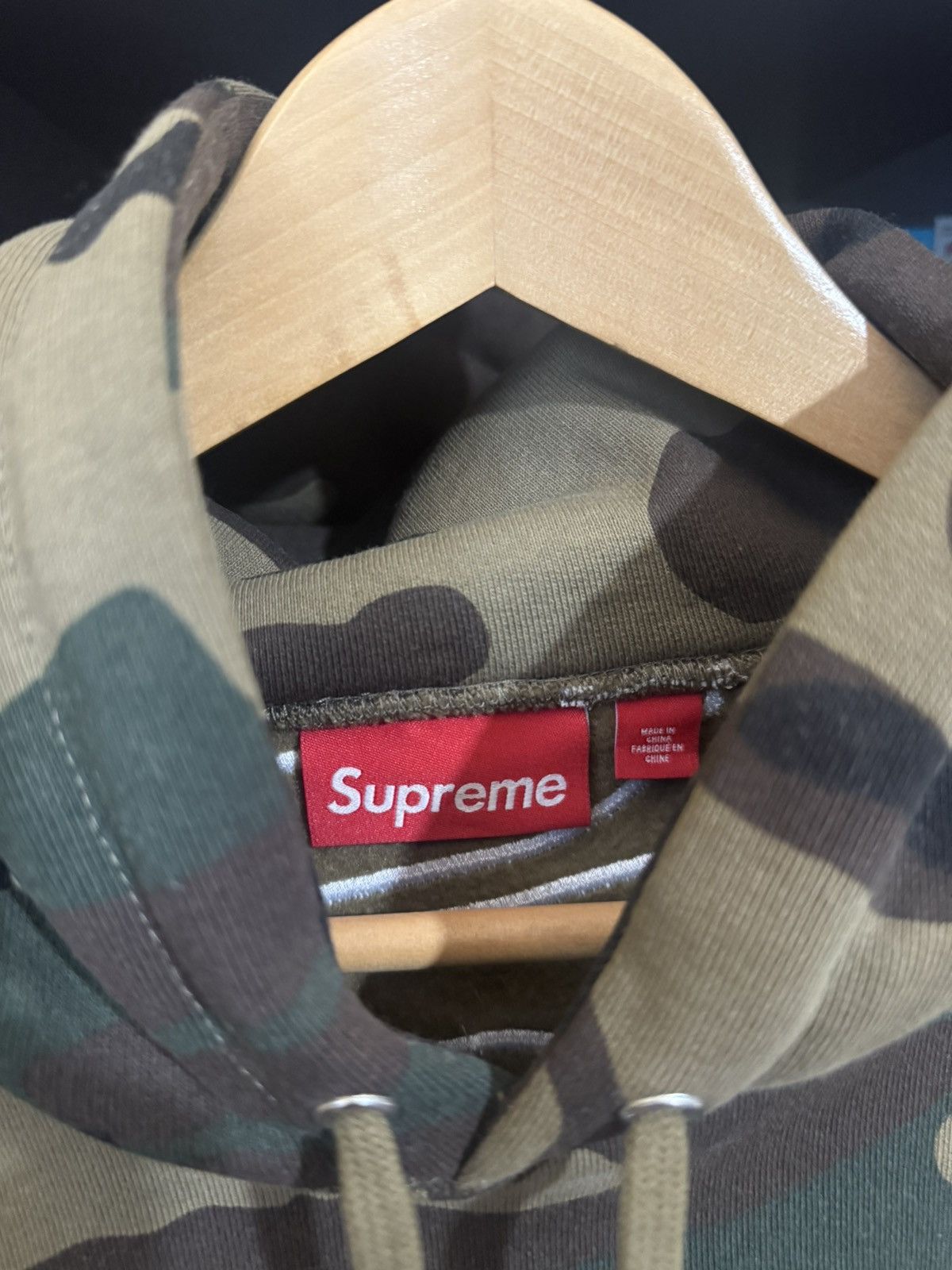 Supreme Supreme Woodland Camo Applique Hoodie Size US L / EU 52-54 / 3 - 3 Thumbnail