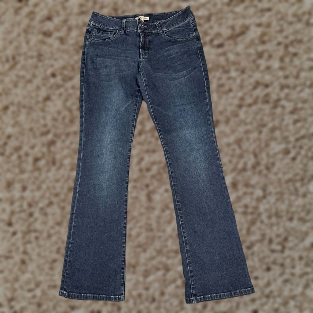 Vintage Cabi Jeans Pants Womens 6 Blue Denim Med Wash Bootcut Flare Cotton 28x30 Size 28" / US 6 / IT 42 - 1 Thumbnail