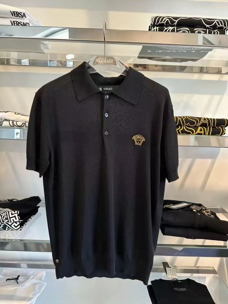 Other Versace Men's embroidered Medusa short-sleeved polo shirt Size US M / EU 48-50 / 2 - 1 Thumbnail