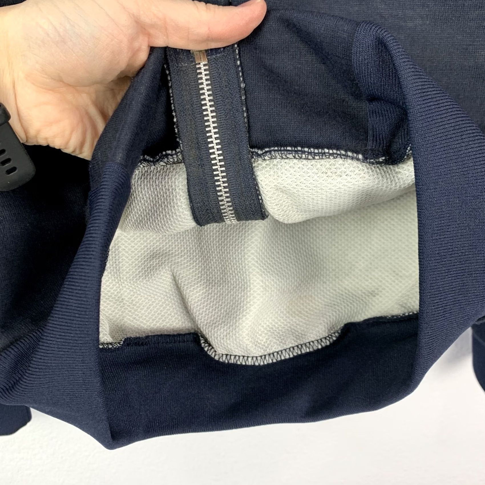 Vintage READ Vintage Sno King Men's Small Full Zip Hoodie Sweatshirt Navy Blue USA Size US S / EU 44-46 / 1 - 6 Thumbnail