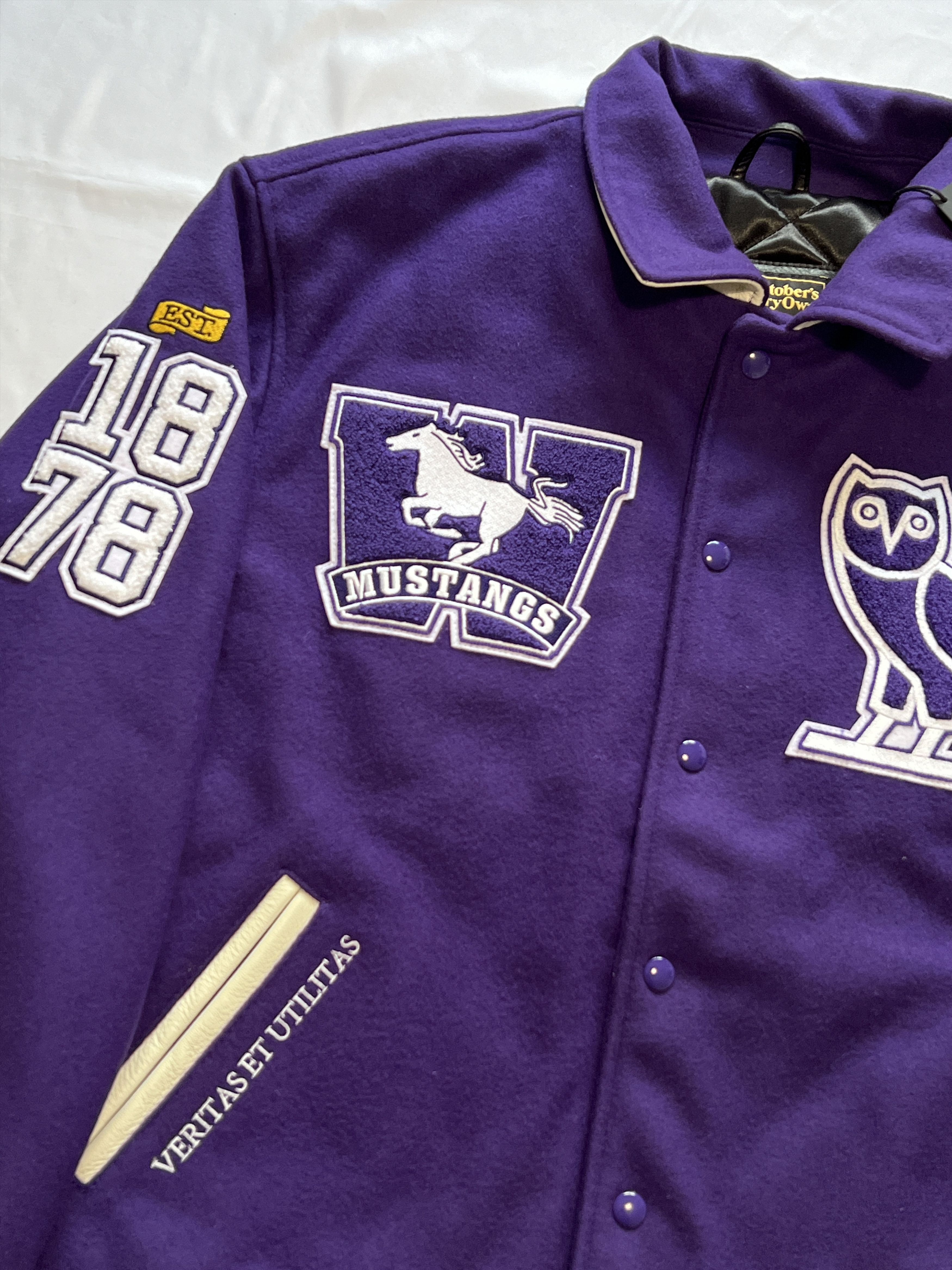Drake OVO WESTERN UNIVERSITY MUSTANGS CAMPUS VARSITY JACKET Size US XL / EU 56 / 4 - 16 Thumbnail