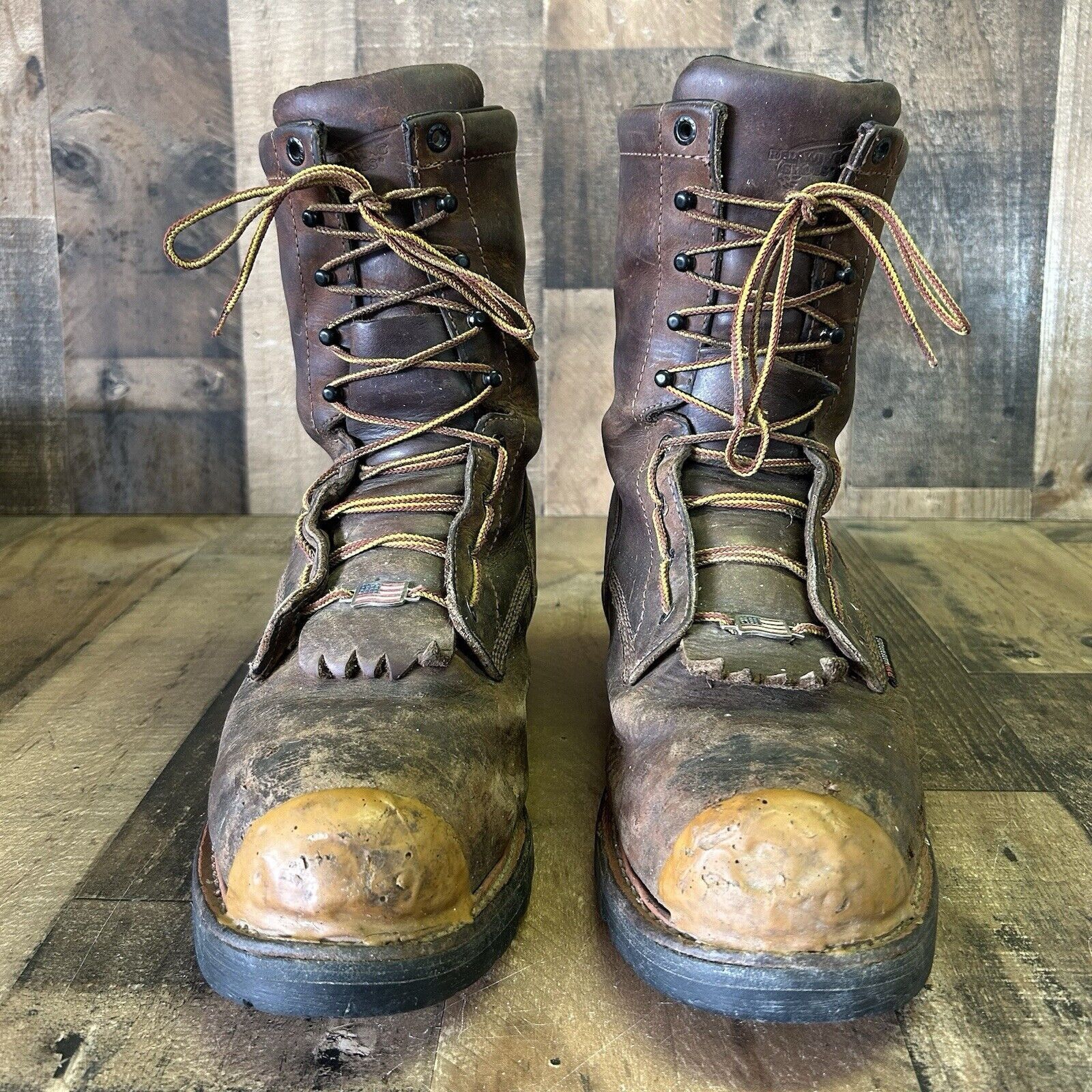 Red Wing Red Wing 4420 Steel Toe Waterproof Work Boots Mens 10.5 D Size US 10.5 / EU 43-44 - 6 Thumbnail