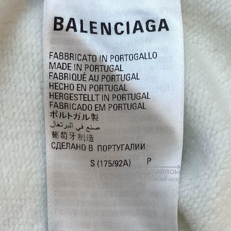 Balenciaga Balenciaga Letter Printed Round Neck Long Sleeve Sweater Size US S / EU 44-46 / 1 - 7 Thumbnail
