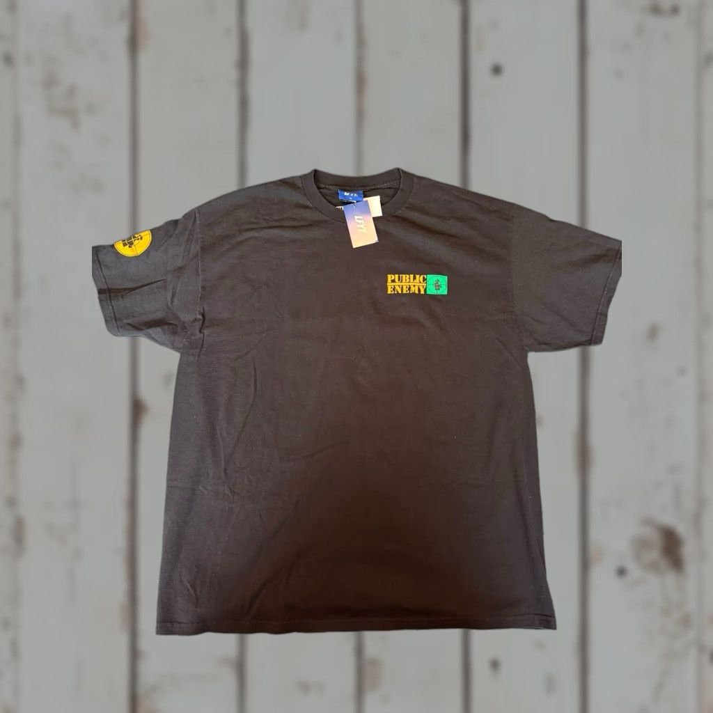 Vintage LFYT (Lafayette) x Public Enemy Black Shirt XL New With Tags Mens T-Shirt Short Sleeve Cotton 90s Music Hip Hop Rap tees Size US XL / EU 56 / 4 - 1 Thumbnail