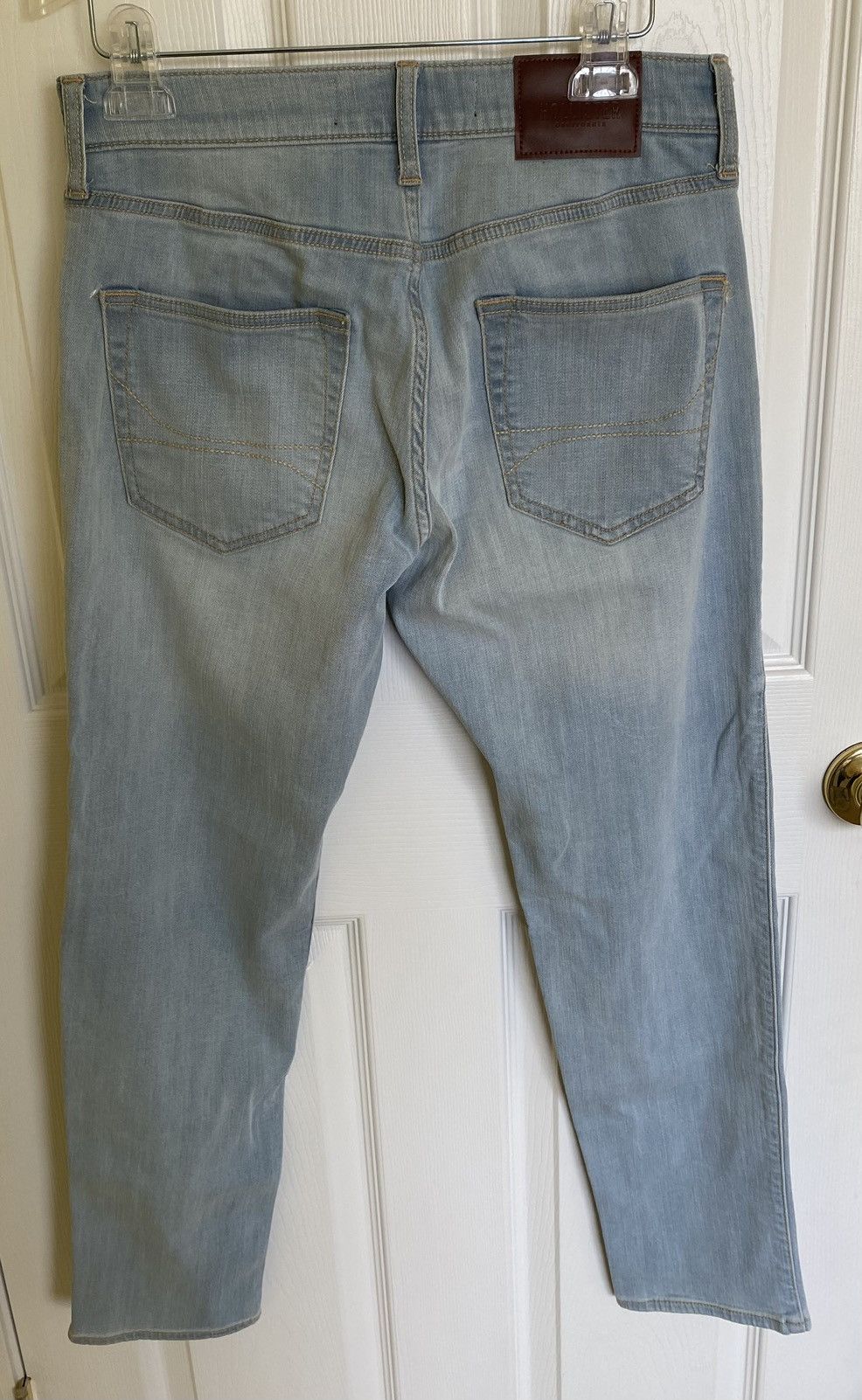 Hollister Hollister Advanced Stretch Light Blue Skinny Jeans W29 L30 Size US 29 - 4 Thumbnail