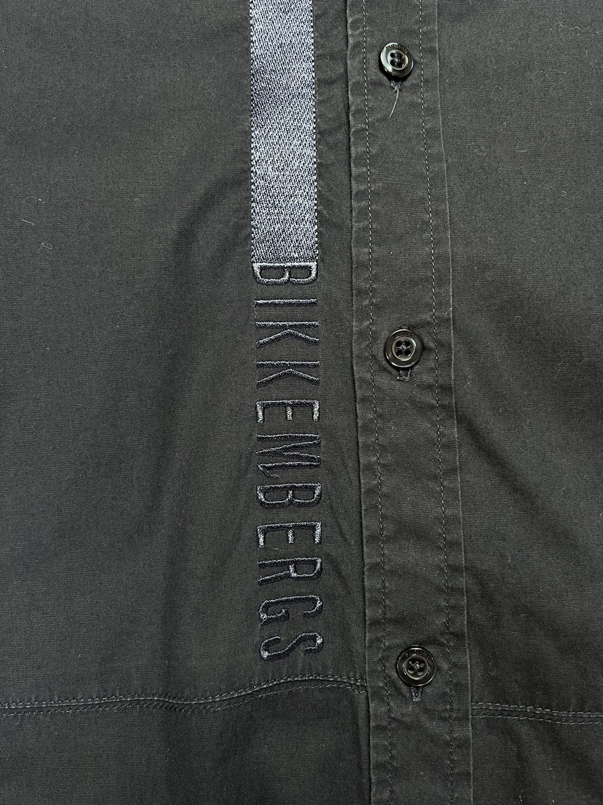 Dirk Bikkembergs × Japanese Brand Vintage y2k Dirk Bikkembergs embroidered spellout shirt Size US L / EU 52-54 / 3 - 4 Thumbnail