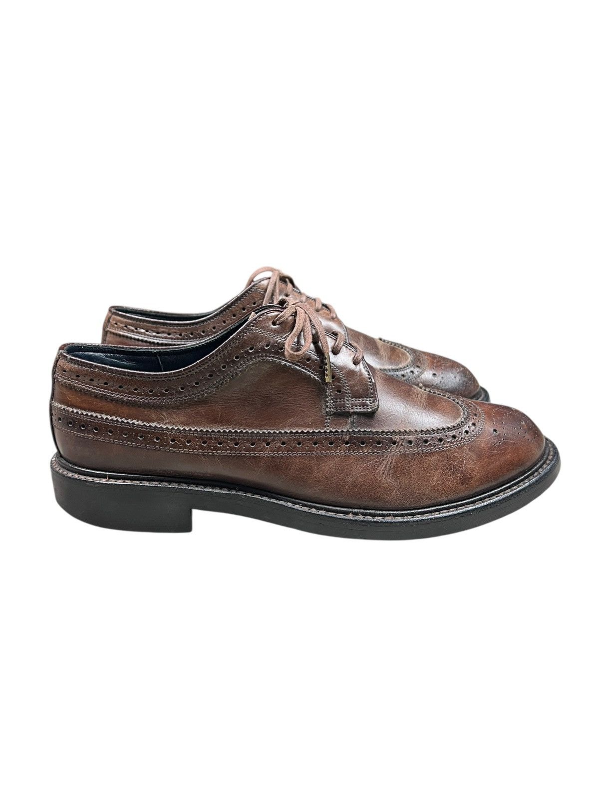 Goretex × Nonnative × REGAL SS12 Nonnative x Regal Dweller Wing Tip Leather Shoe Size US 9 / EU 42 - 5 Thumbnail