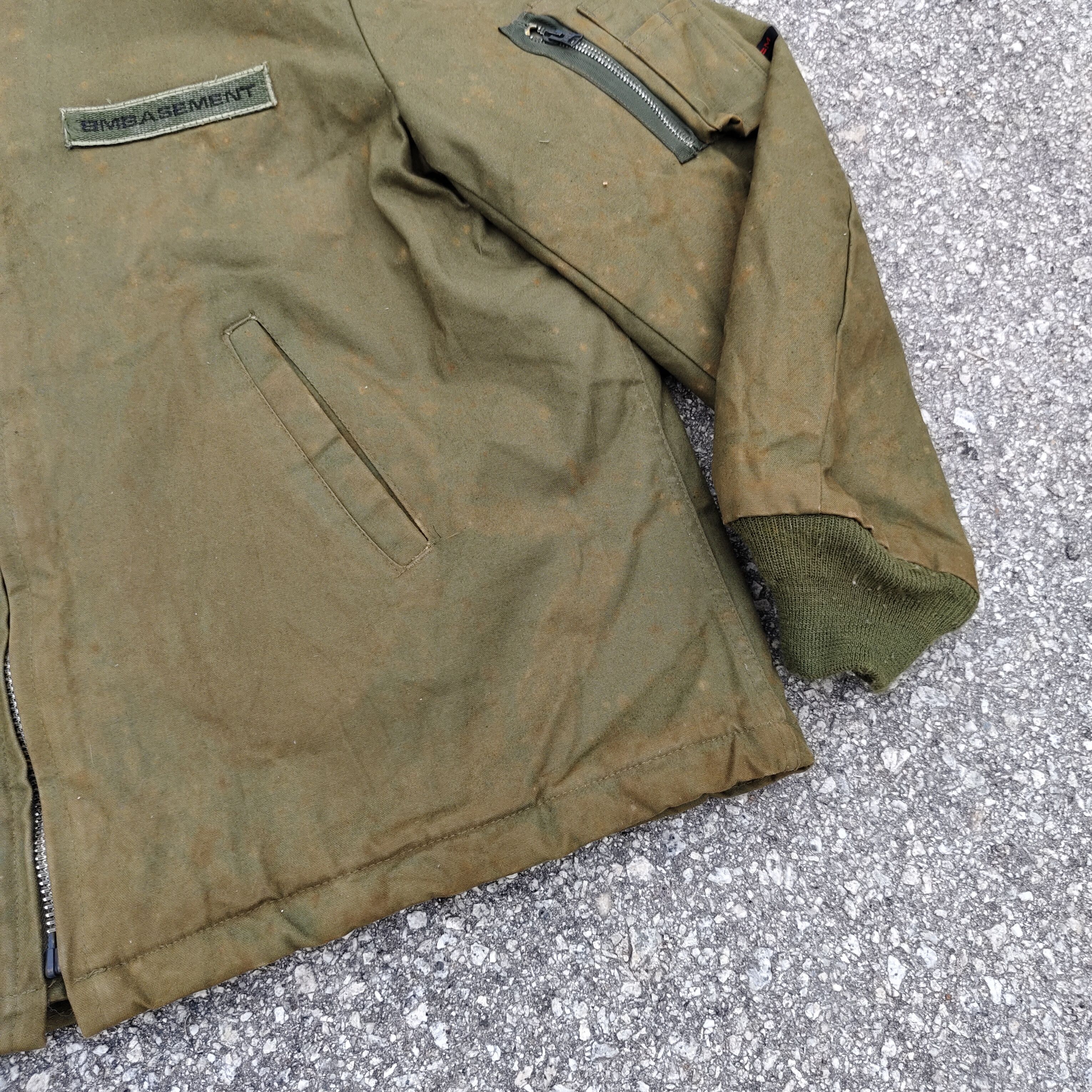 Vintage Vintage BMBASEMENT Bomber Jacket Size US XL / EU 56 / 4 - 5 Thumbnail