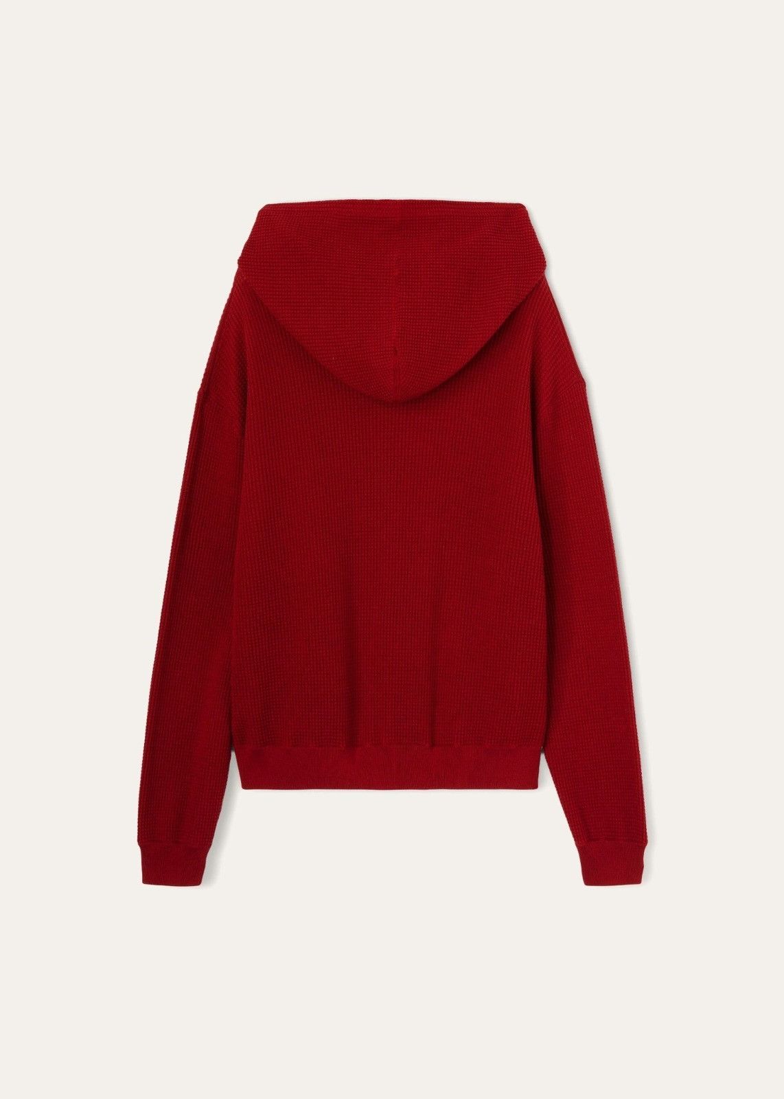 Loro Piana o1srvl11e0824 Puno Cotton Silk Hoddie in Red Size M / US 6-8 / IT 42-44 - 2 Thumbnail