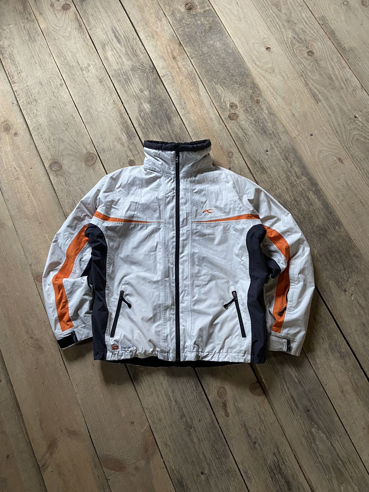 image of Kjus Storm Hood Men’S Jacket Outdoors in White, Men's (Size XL)