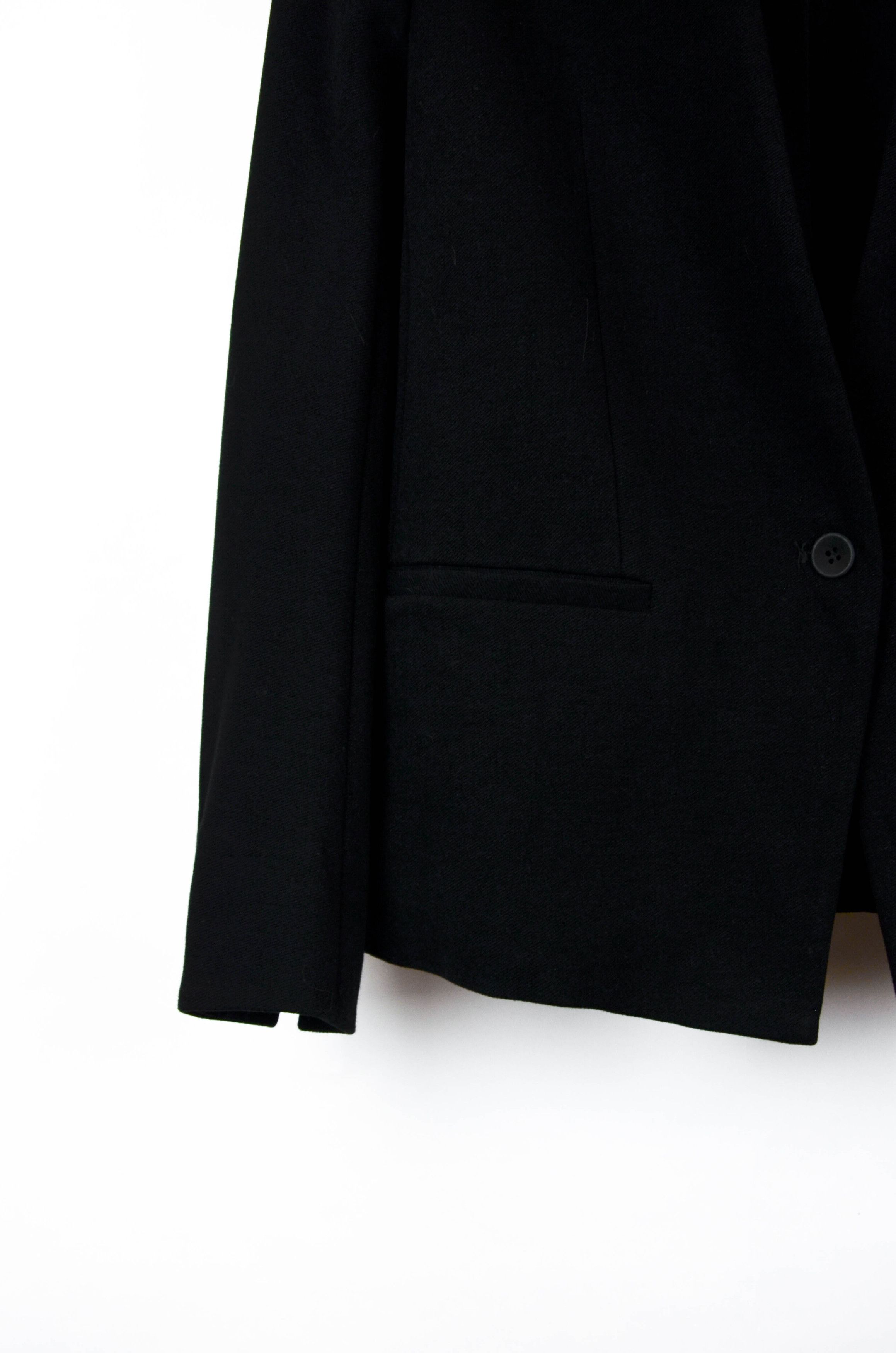 Helmut Lang Helmut Lang Tailored Black Blazer – Minimalism Jacket - S Size S / US 4 / IT 40 - 7 Thumbnail