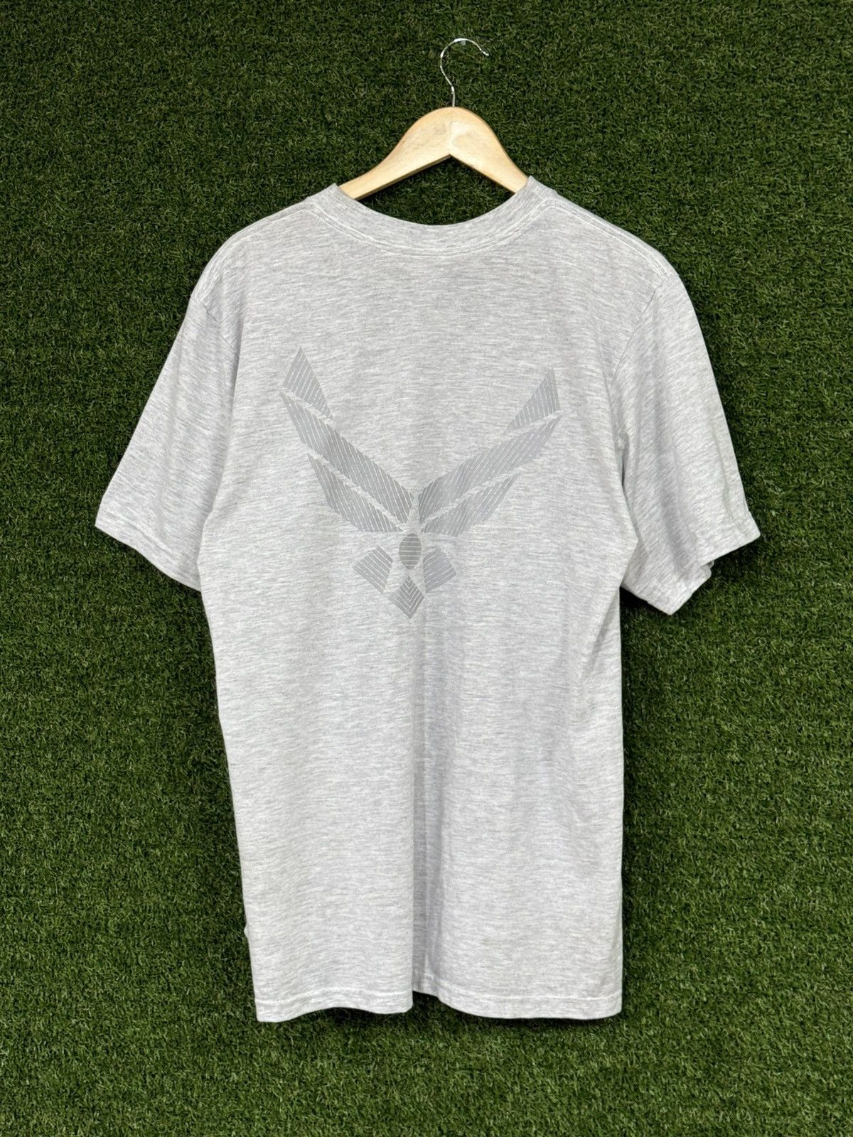 Vintage Vintage Distressed US Air Force Military Grey Logo Shirt 3M Size US XL / EU 56 / 4 - 2 Thumbnail