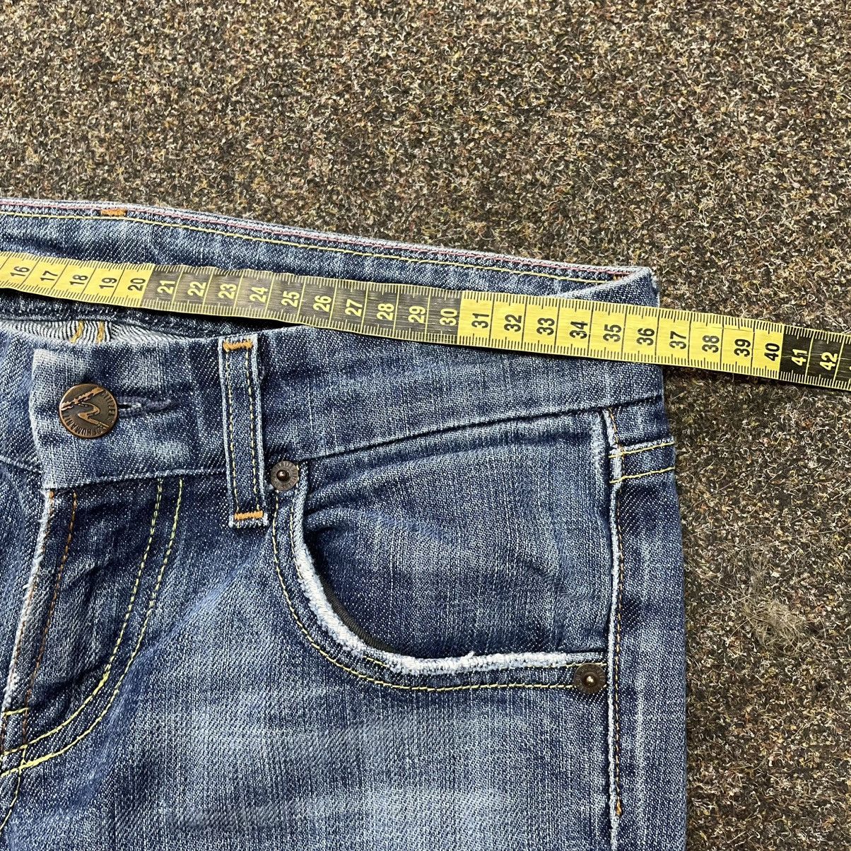 Vintage Vintage Y2K Baggy Wide Leg Distressed Flared Jeans Skate 30 Size US 30 / EU 46 - 6 Thumbnail
