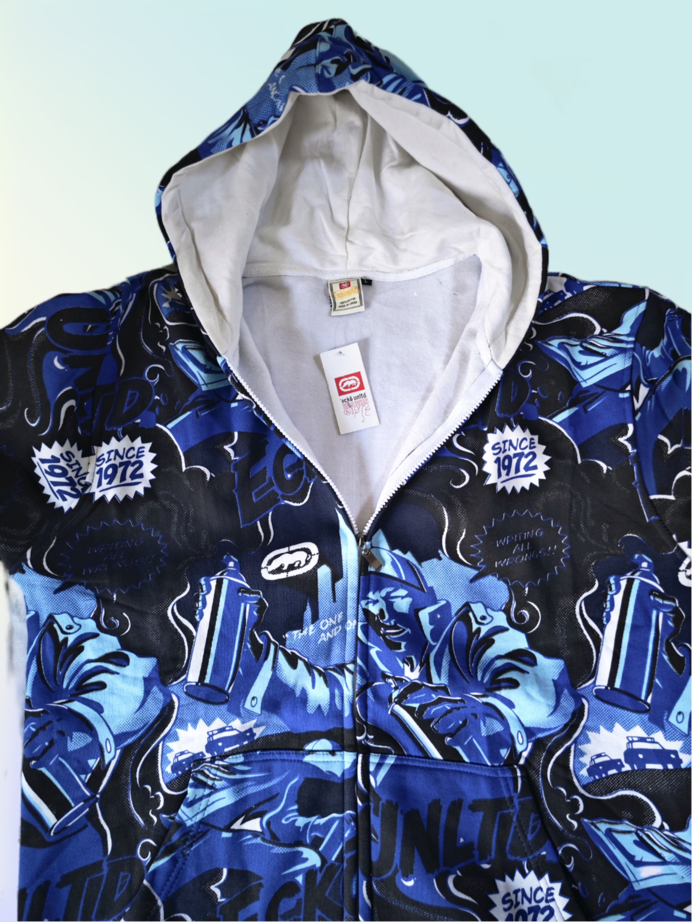 Ecko Unltd. Original Hoodie – Hip-Hop Streetwear Vintage Y2K Size US L / EU 52-54 / 3 - 4 Thumbnail