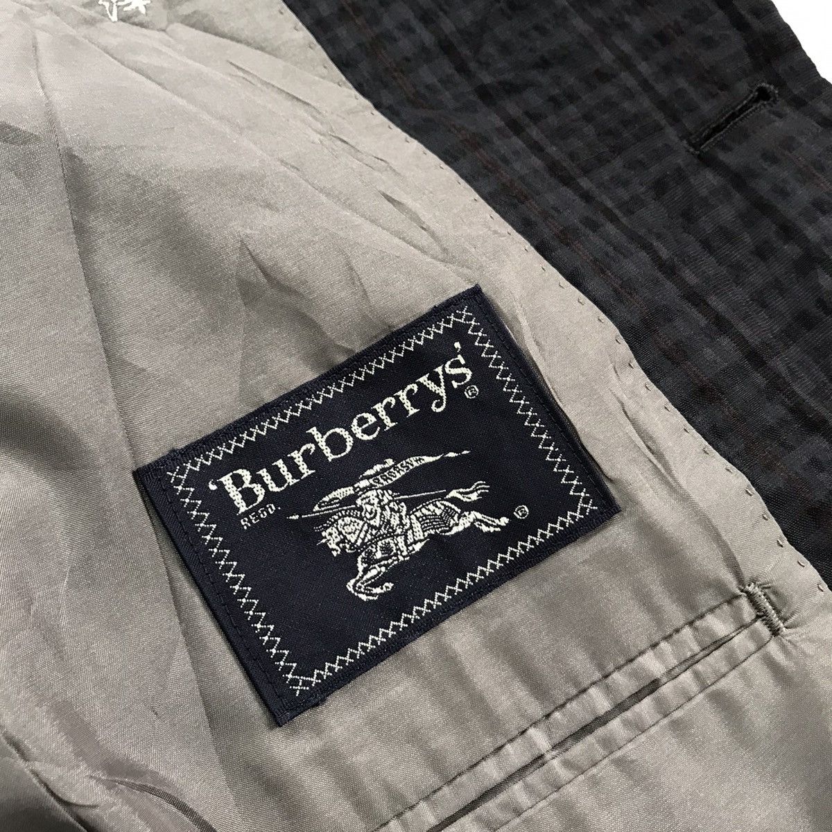 Burberry Burberrys wool & silk blazer jacket made in Japan Size US S / EU 44-46 / 1 - 15 Thumbnail