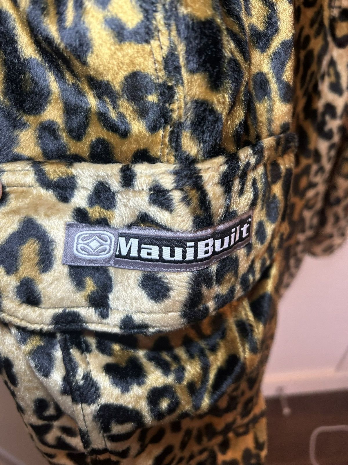 Other Vintage Maui Built fur leopard swim shorts Size US 36 / EU 52 - 5 Thumbnail