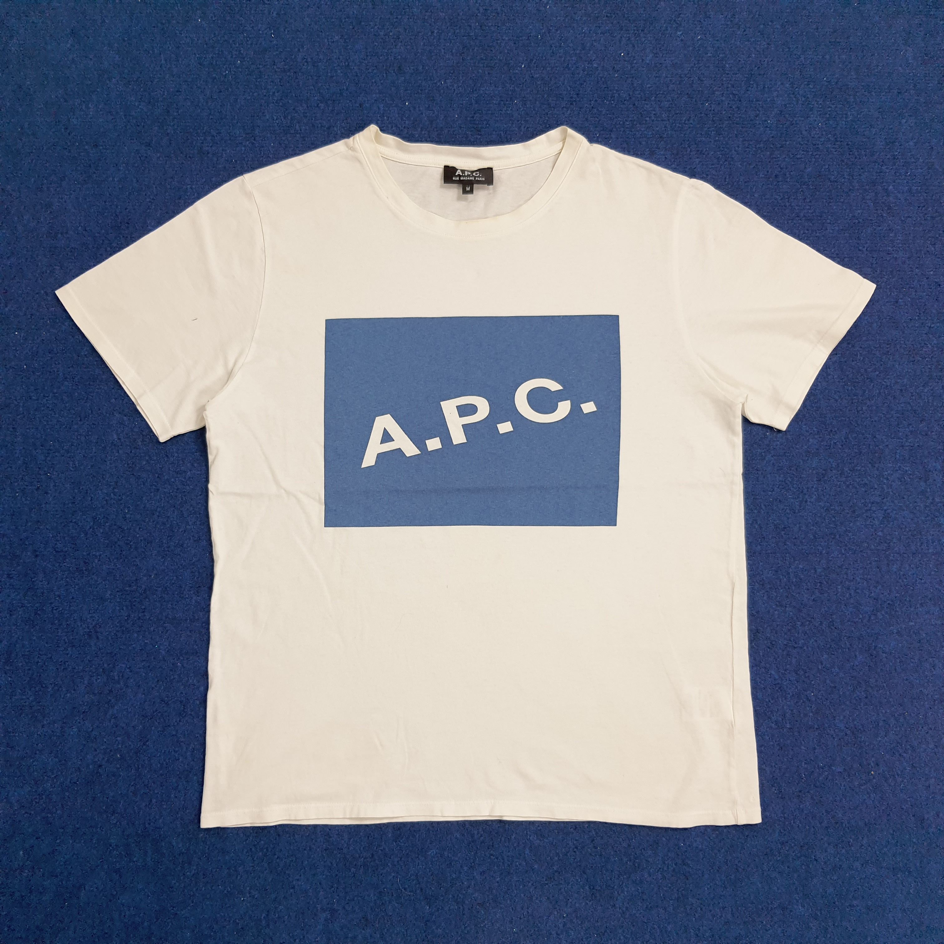 A.P.C. A.P.C Big Print Logo T-shirt Size US M / EU 48-50 / 2 - 1 Thumbnail