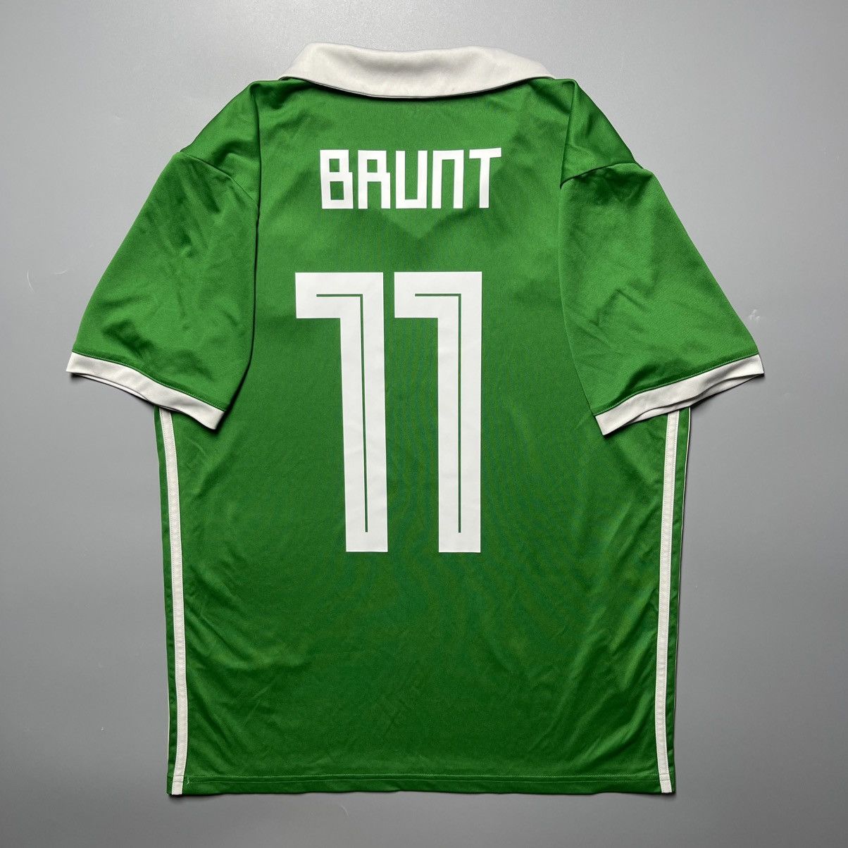 Adidas NORTHERN IRELAND ADIDAS 2017/2018 FOOTBALL JERSEY #11 BRUNT Size US S / EU 44-46 / 1 - 1 Thumbnail