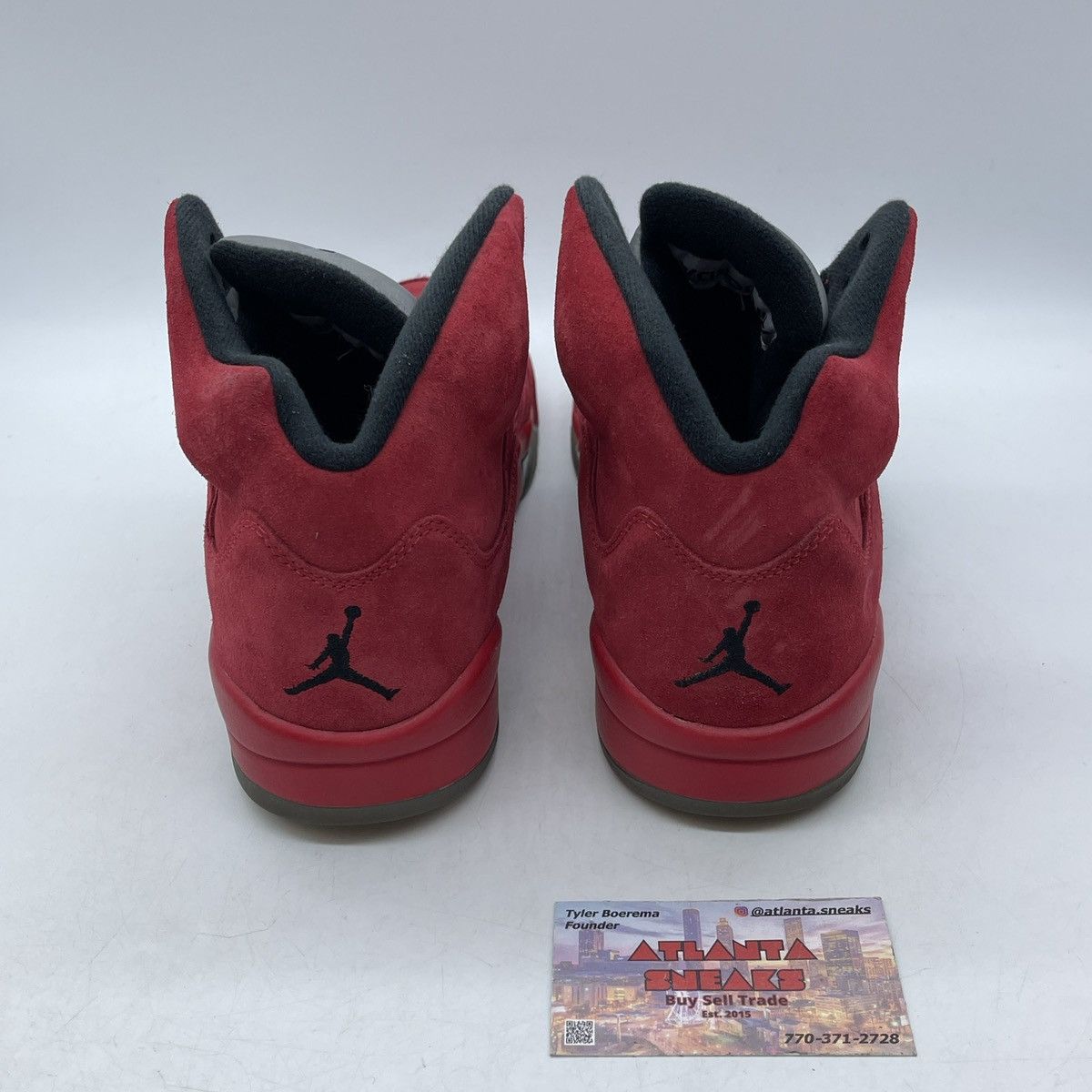 Jordan Brand Air Jordan 5 red suede Size US 9.5 / EU 42-43 - 3 Thumbnail