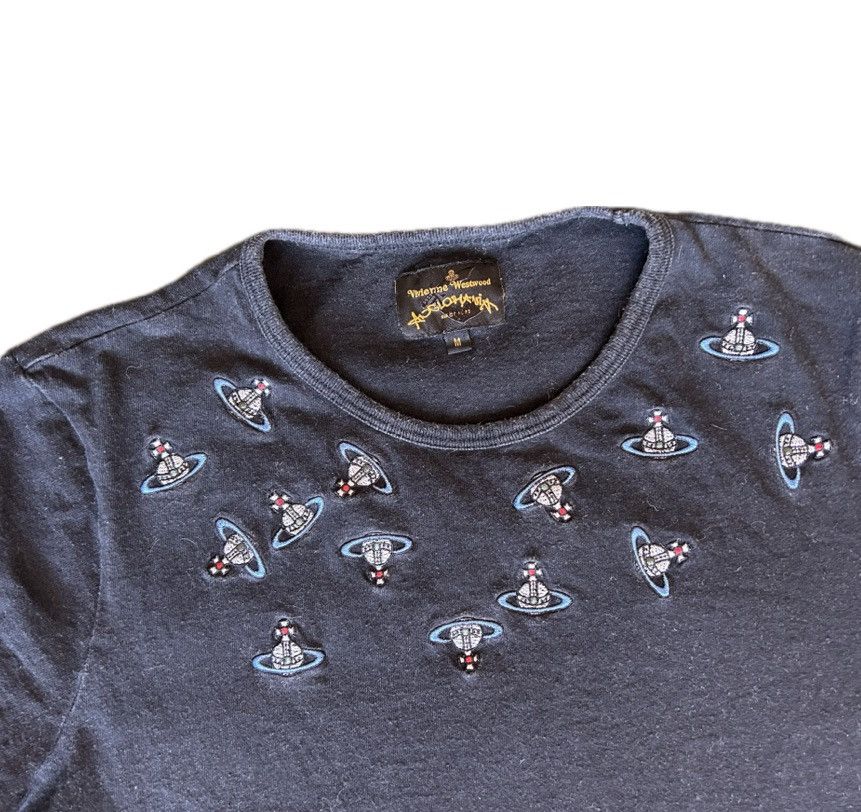 Vivienne Westwood VINTAGE FADED VIVIENNE WESTWOOD CRAZY ORB TEE Size US M / EU 48-50 / 2 - 3 Thumbnail