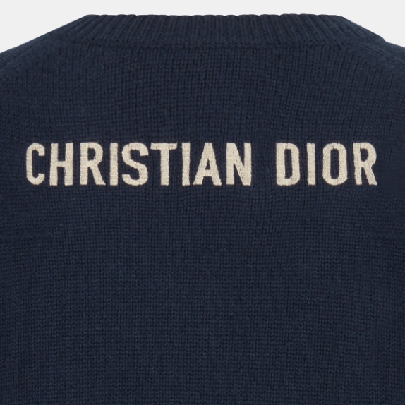 Dior o1w1db10525 144S47 Sweater in Blue Size M / US 6-8 / IT 42-44 - 3 Thumbnail