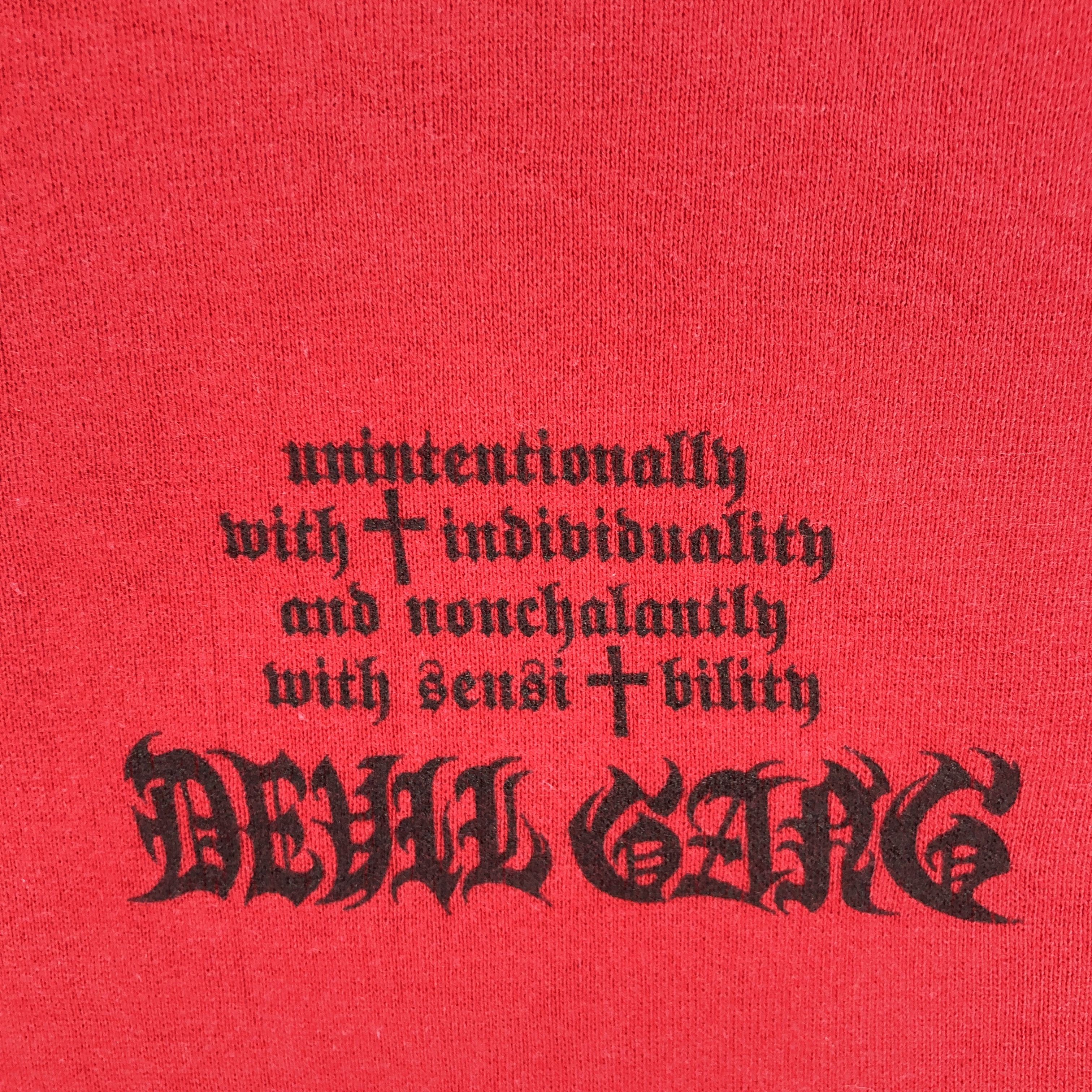 Japanese Brand × Vintage Vintage Y2K Devil Gang Hoodie Sweater Hip Hop Sweatshirt Size US XXL / EU 58 / 5 - 9 Thumbnail