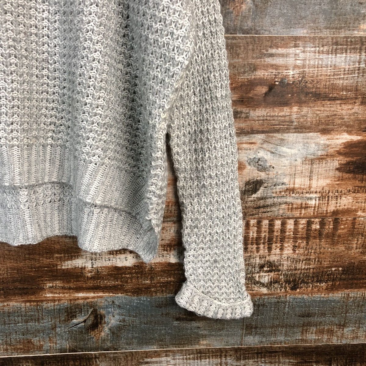 Homespun Knitwear × Japanese Brand Scot Club Grey vintage Knitwear #A1278 Size L / US 10 / IT 46 - 8 Thumbnail