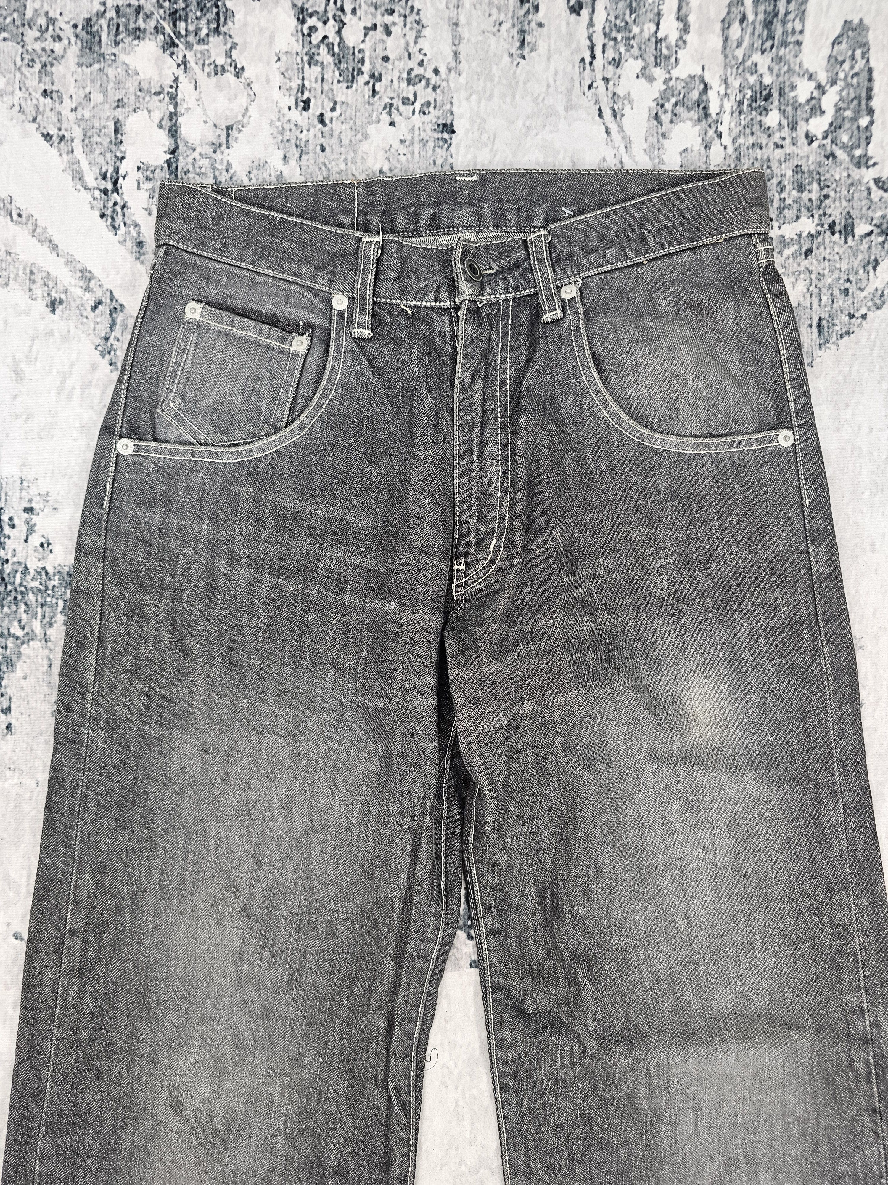 Comme Ca Ism COMME CA DU MODE 4244318 Leather Pocket Jeans JB024 Size US 30 / EU 46 - 7 Thumbnail