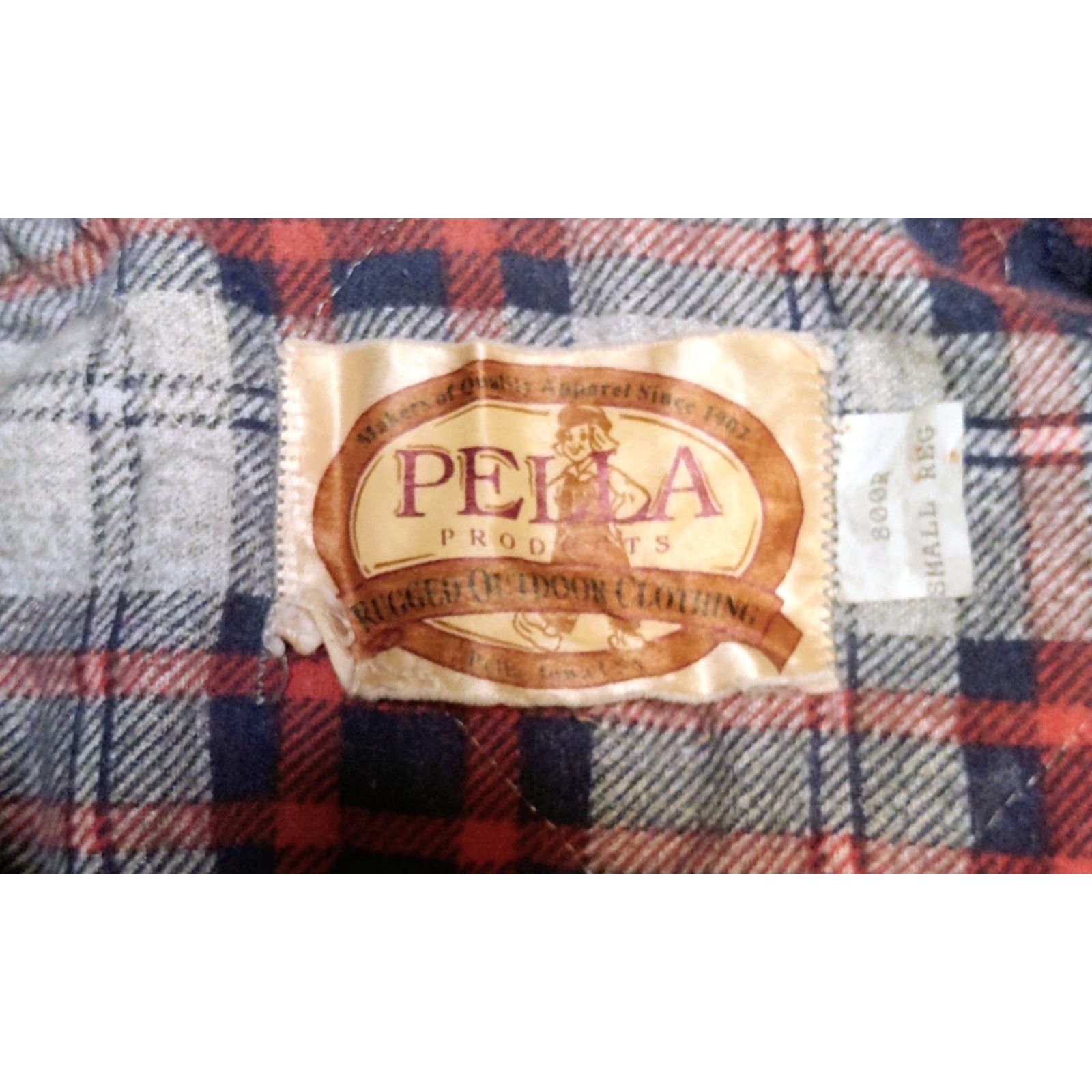 Vintage Pella Jacket Canvas Chore VTG Red Small Adult Men Size US S / EU 44-46 / 1 - 5 Thumbnail